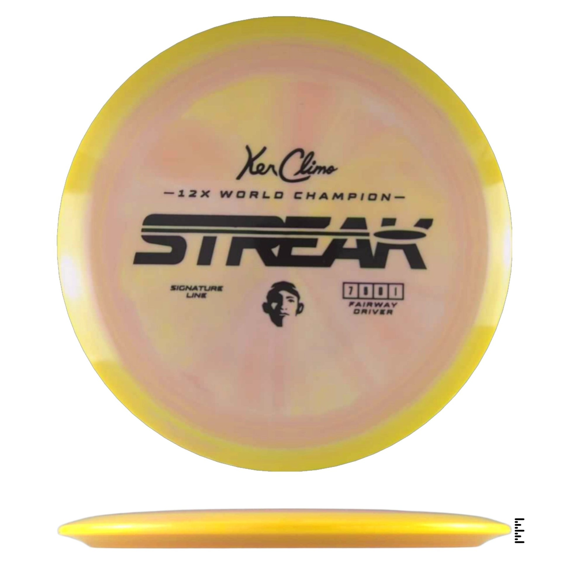 Climo Disc Golf Signature Line Streak - Unique - Powergrip USA