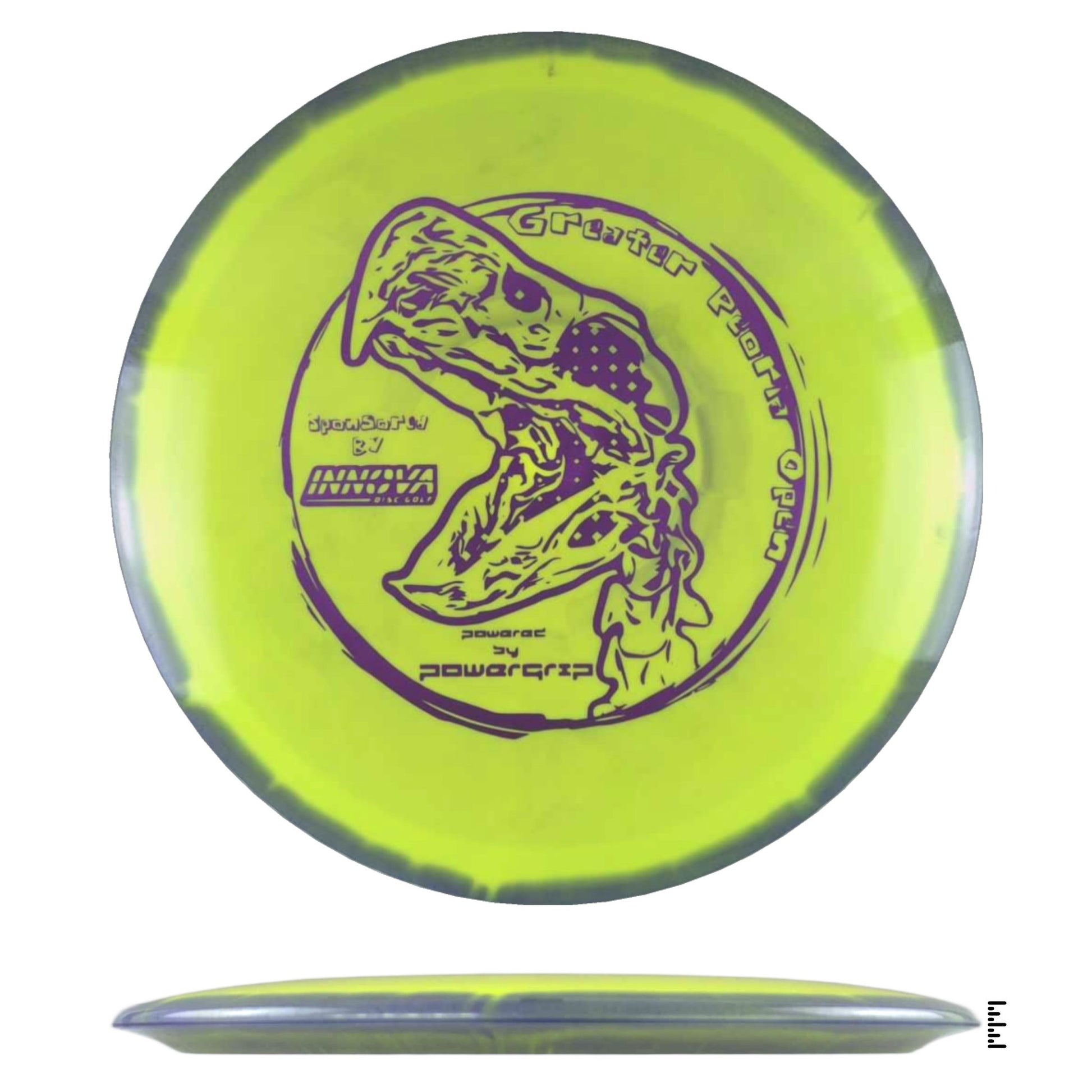 Innova Halo TeeBird3 - 2024 Greater Peoria Open - Yellow / Violet - Powergrip USA