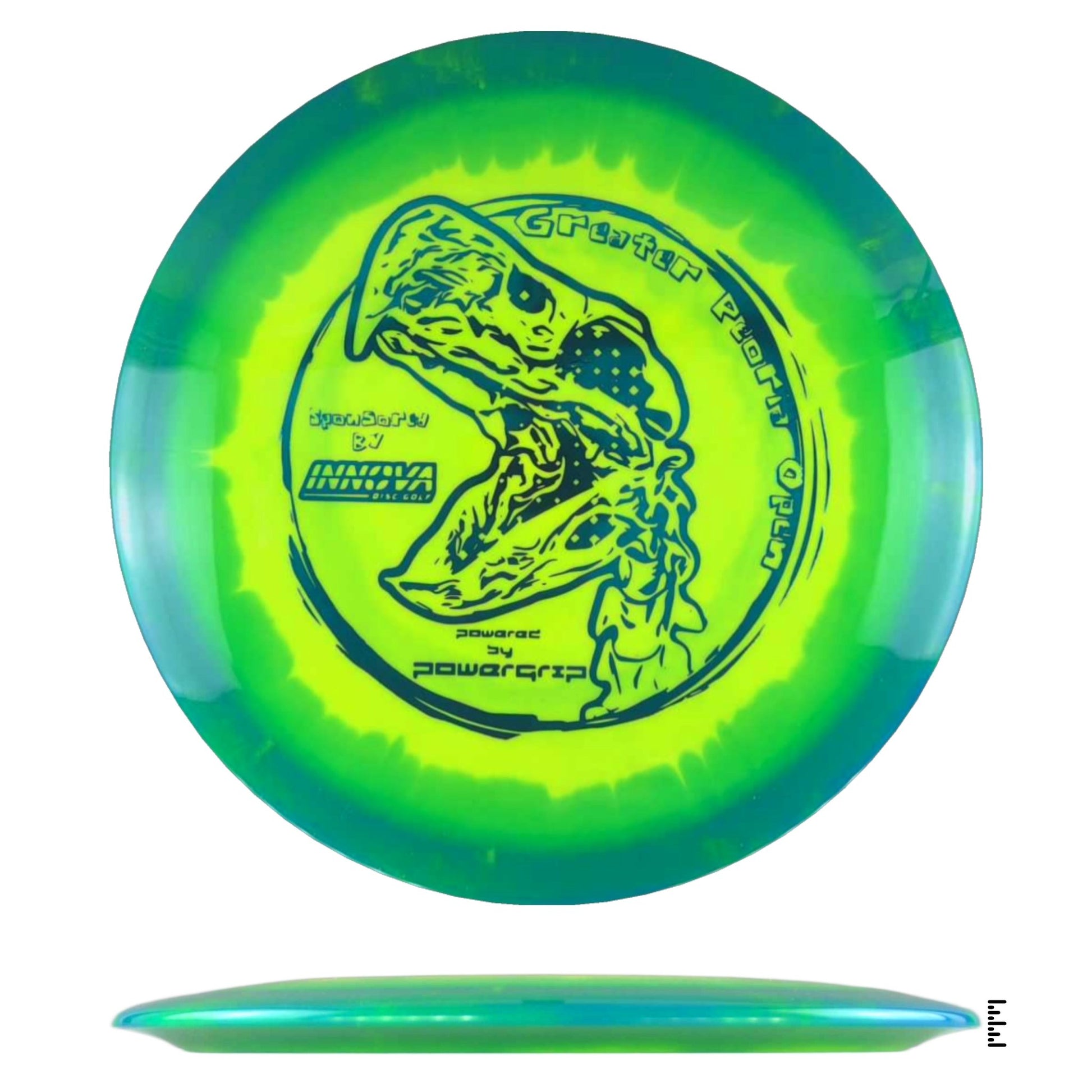 Innova Halo ThunderBird - 2024 Greater Peoria Open - Yellow / Blue - Powergrip USA