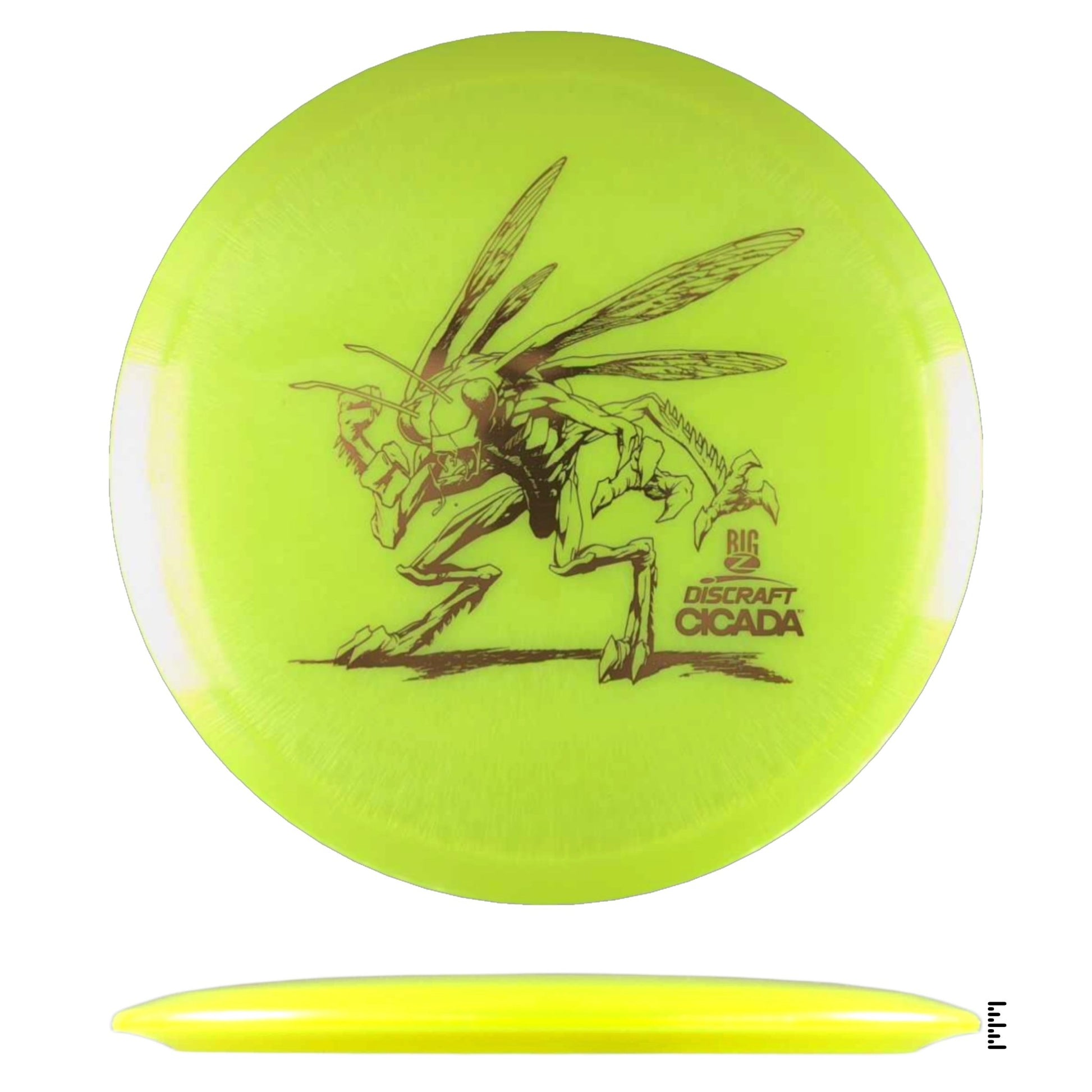Discraft Big Z Cicada - Fluorescent Yellow - Powergrip USA