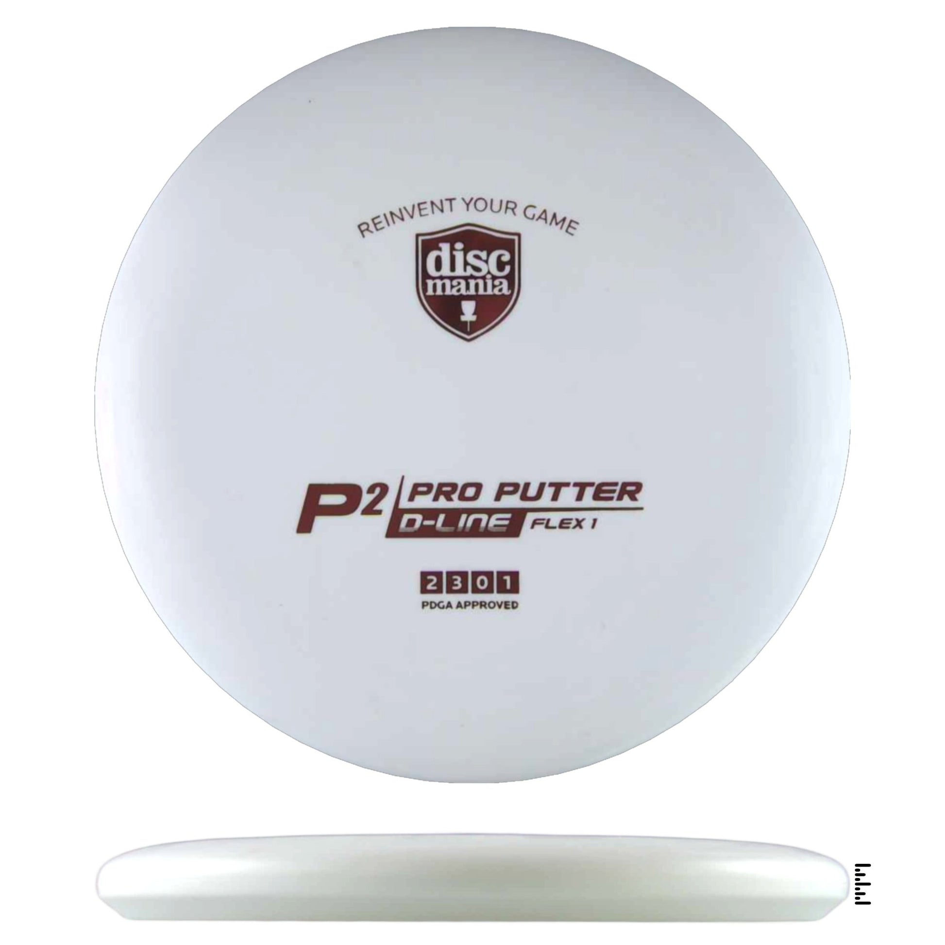 Discmania D - Line Flex 1 P2 Sky God Mini Stamp - White - Powergrip USA