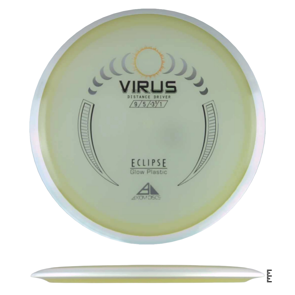 Eclipse Disc Axiom Discs Eclipse Virus - Glow Disc Golf Disc