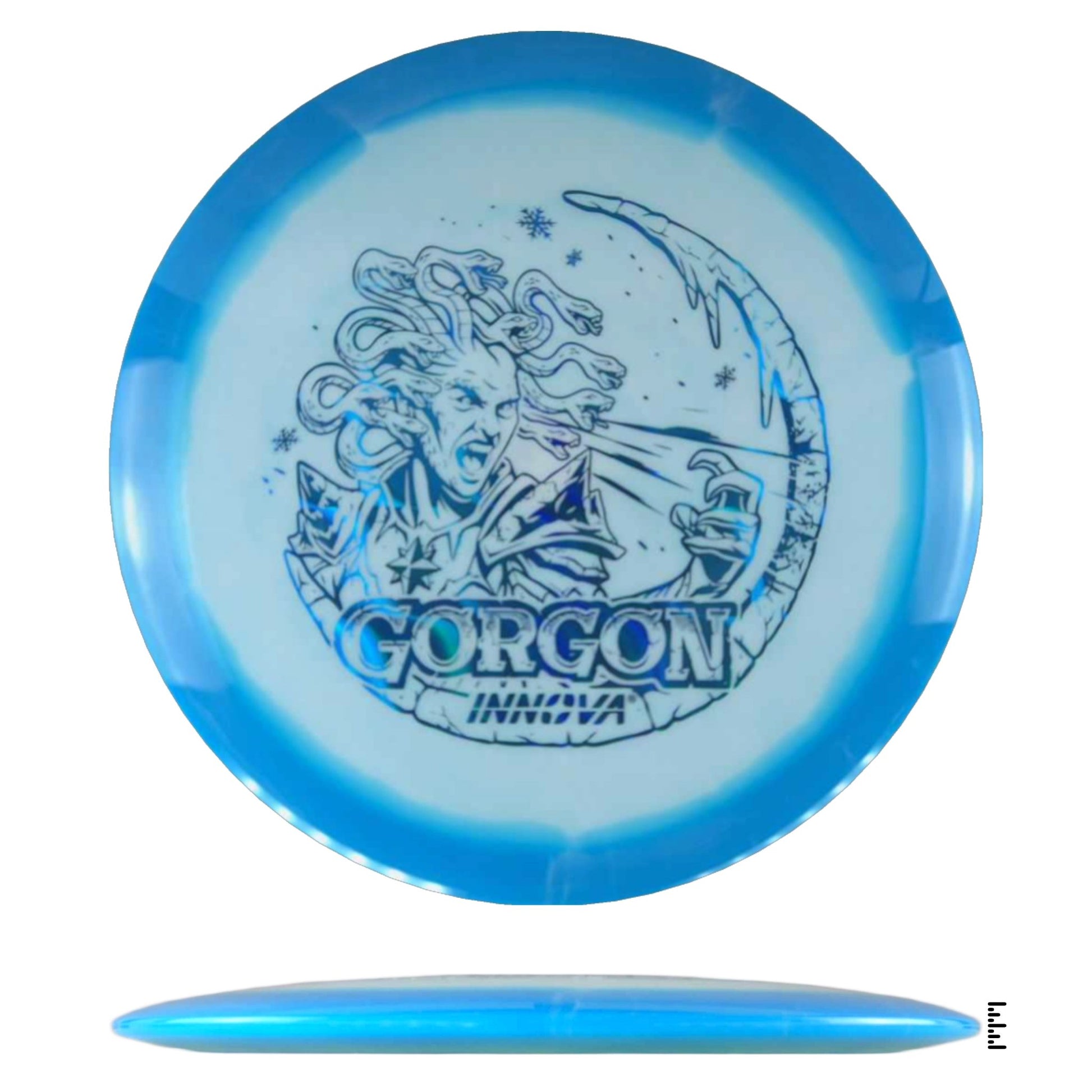 Innova Halo Star Gorgon 2025 Holiday Edition - White / Sky Blue - Powergrip USA