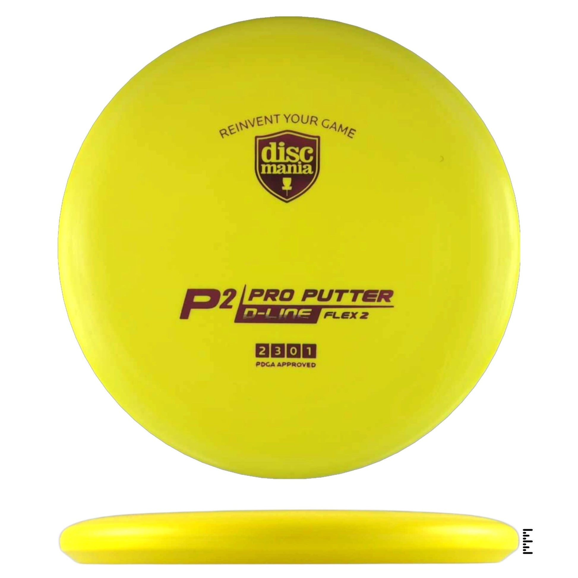 Discmania D - Line Flex 2 P2 - Yellow - Powergrip USA