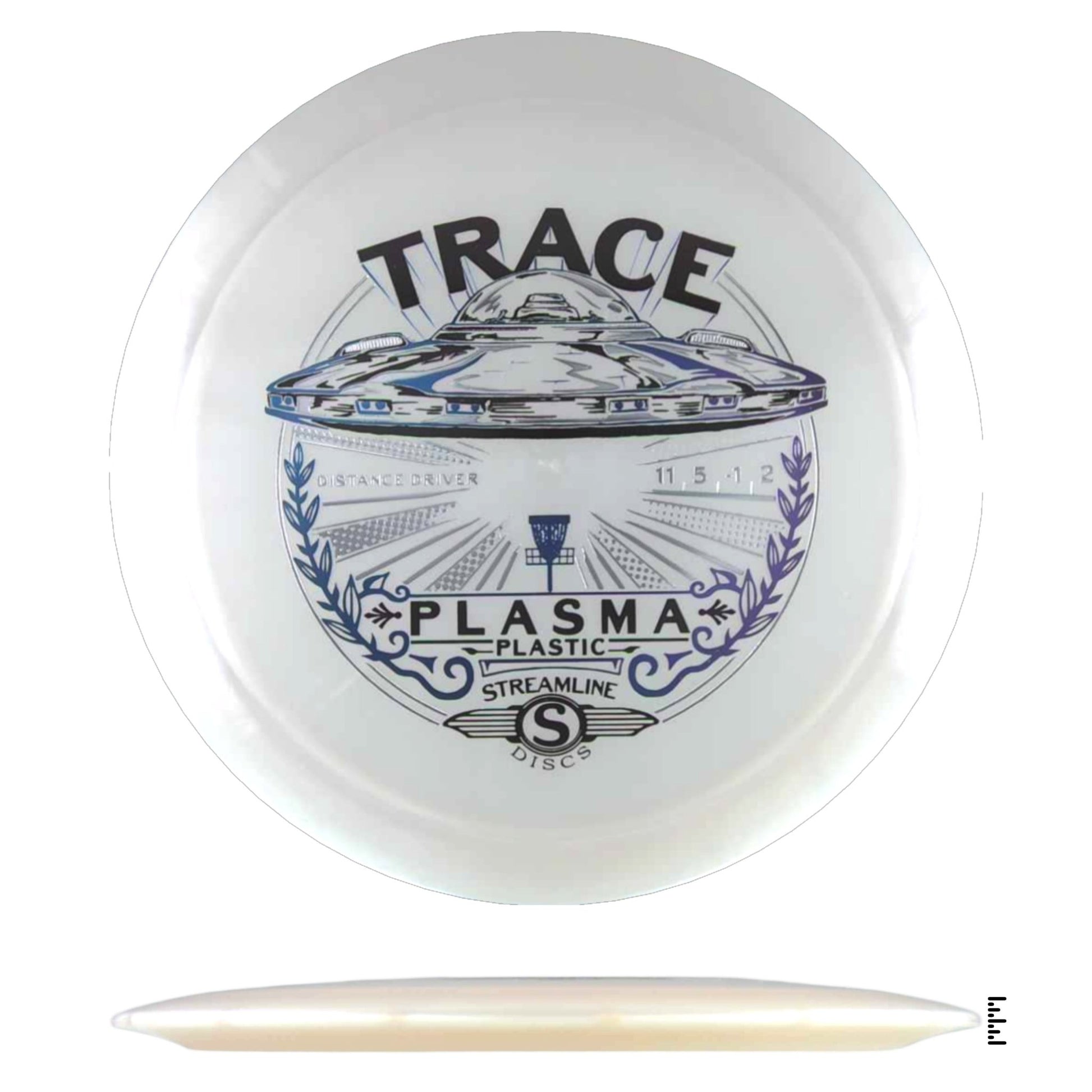 Streamline Discs Plasma Trace - White - Powergrip USA