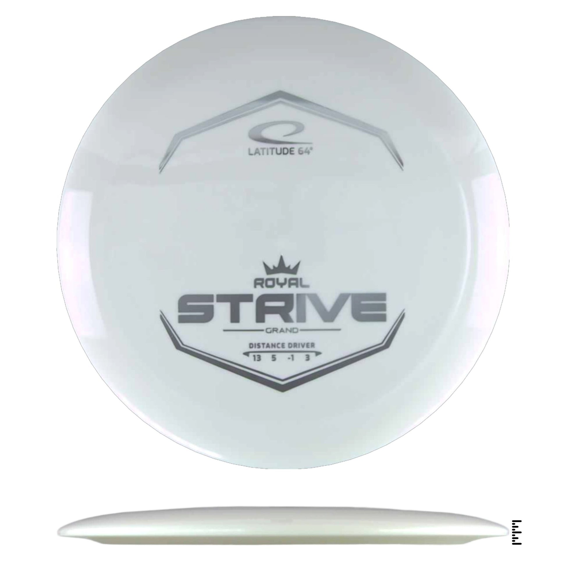 Latitude 64 Royal Grand Strive - White - Powergrip USA