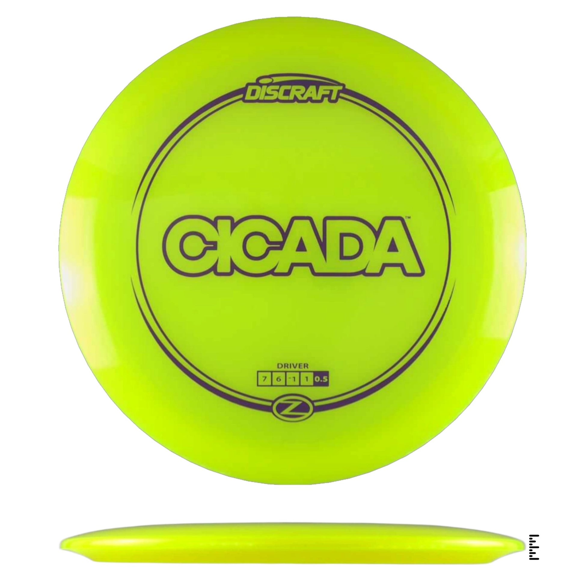 Discraft Z Line Cicada - Fluorescent Yellow - Powergrip USA