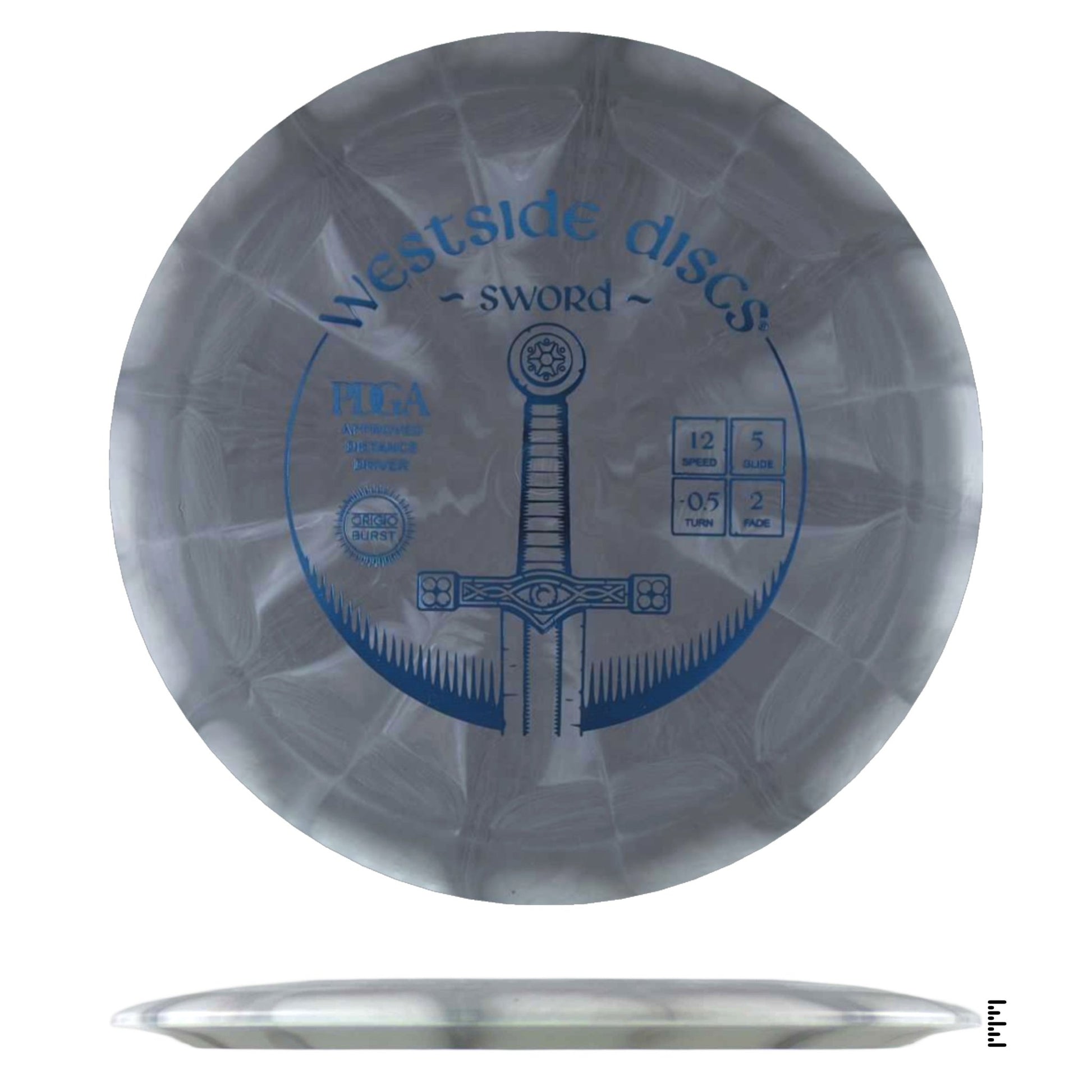 Westside Discs BT Origio Burst Sword - Gray - Powergrip USA