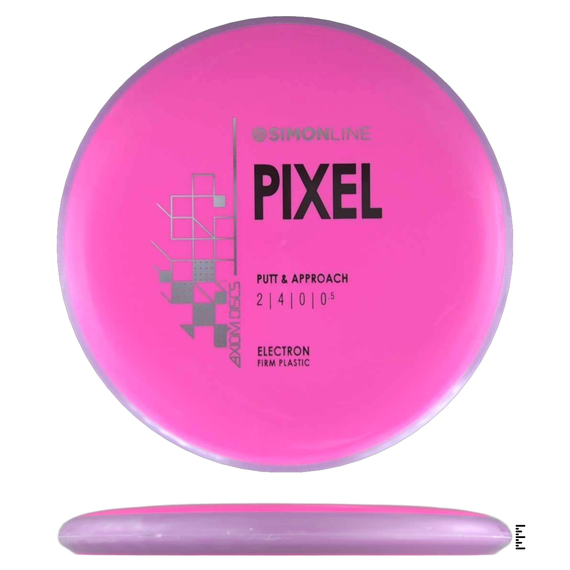 Axiom Discs Simon Line Electron Firm Pixel - Pink / Plum - Powergrip USA
