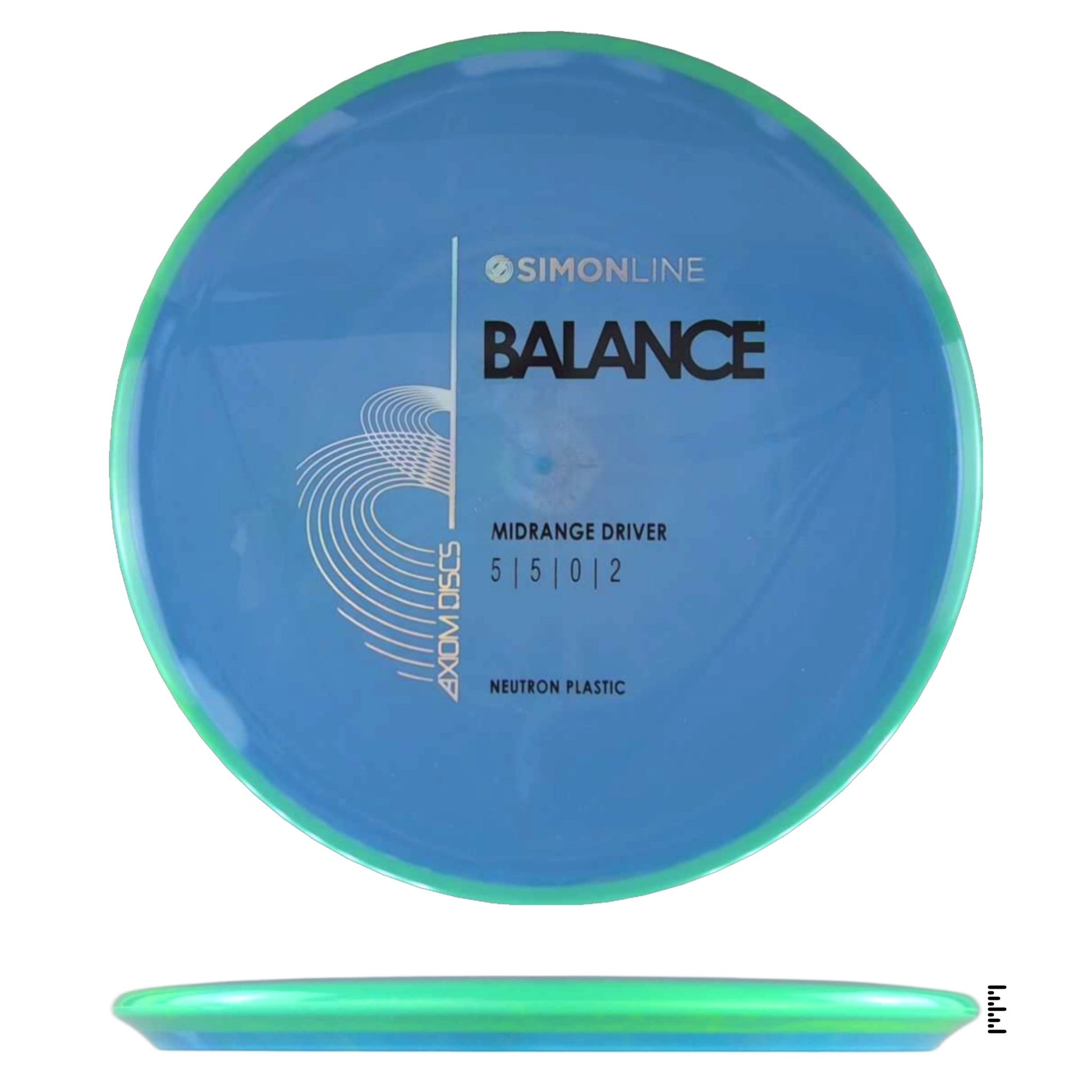 Axiom Discs Neutron Balance - Light Blue / Light Green - Powergrip USA