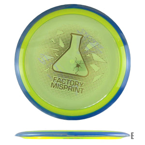 Axiom Discs Proton Virus Factory Misprint - Yellow / Blue - Powergrip USA