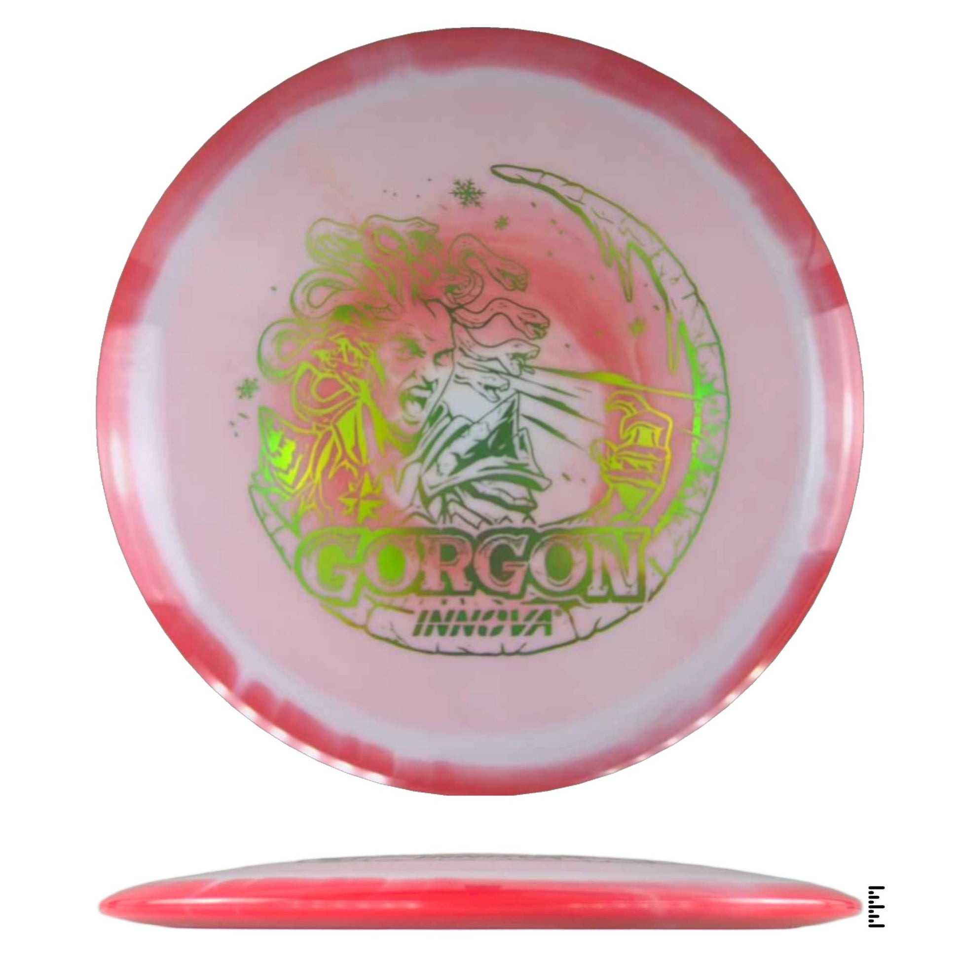 Innova Halo Star Gorgon 2025 Holiday Edition - White / Red - Powergrip USA