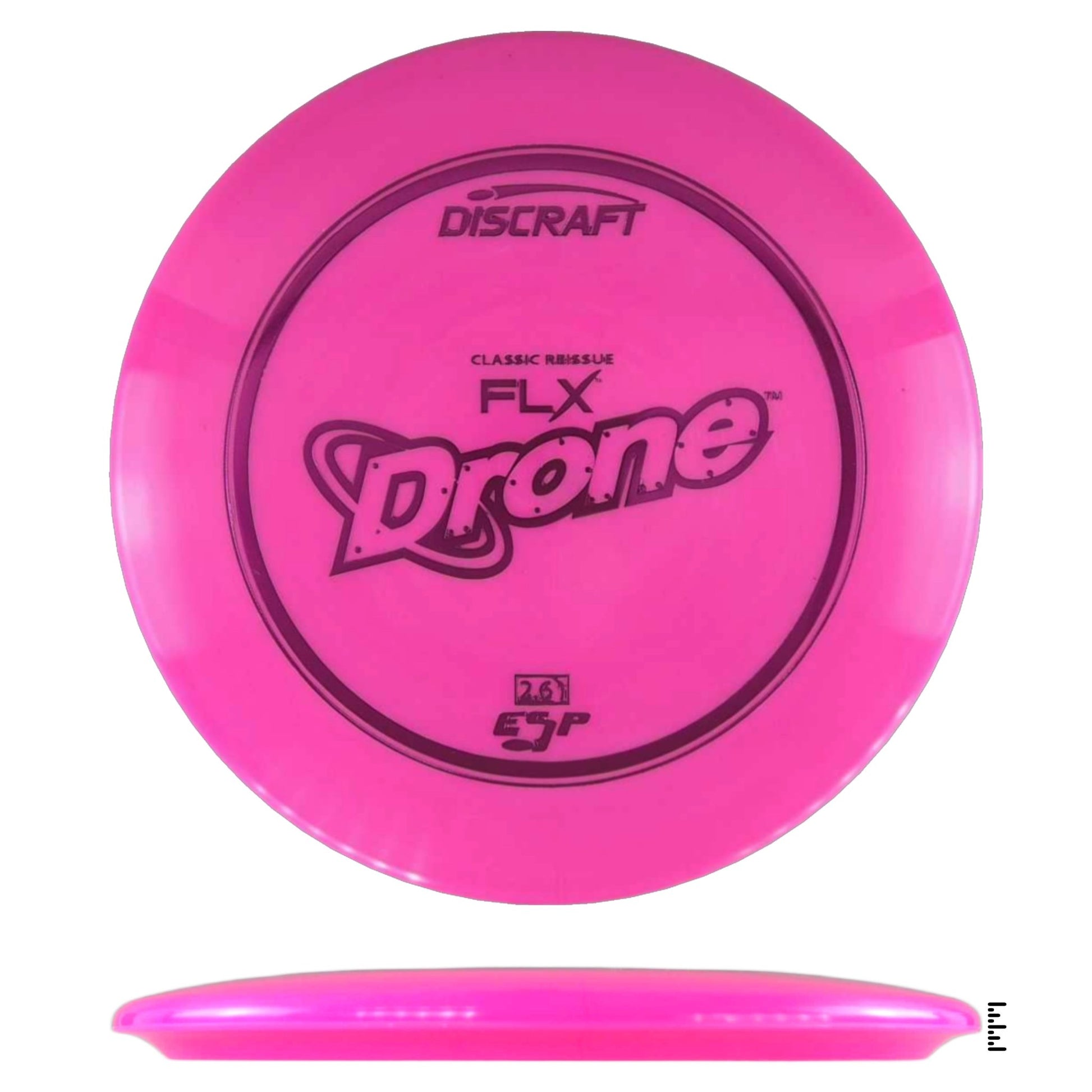 Discraft ESP FLX Drone - Classic Reissue - Pink - Powergrip USA