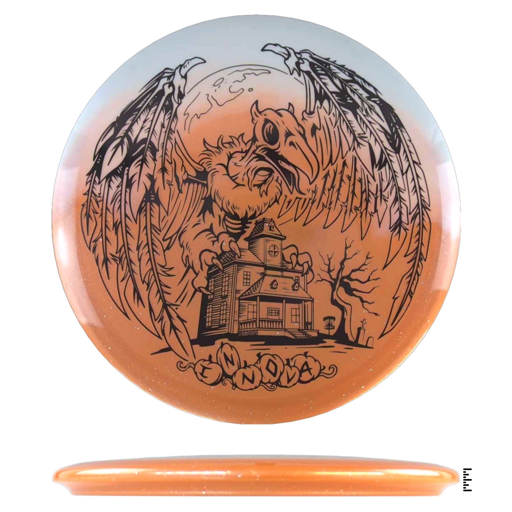 Innova Duo Roc3 - 2025 Halloween Edition - White / Orange - Duo - Powergrip USA