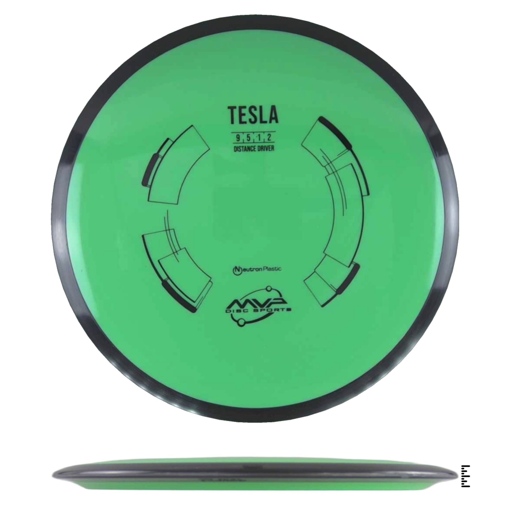MVP Disc Sports Neutron Tesla - Green - Powergrip USA