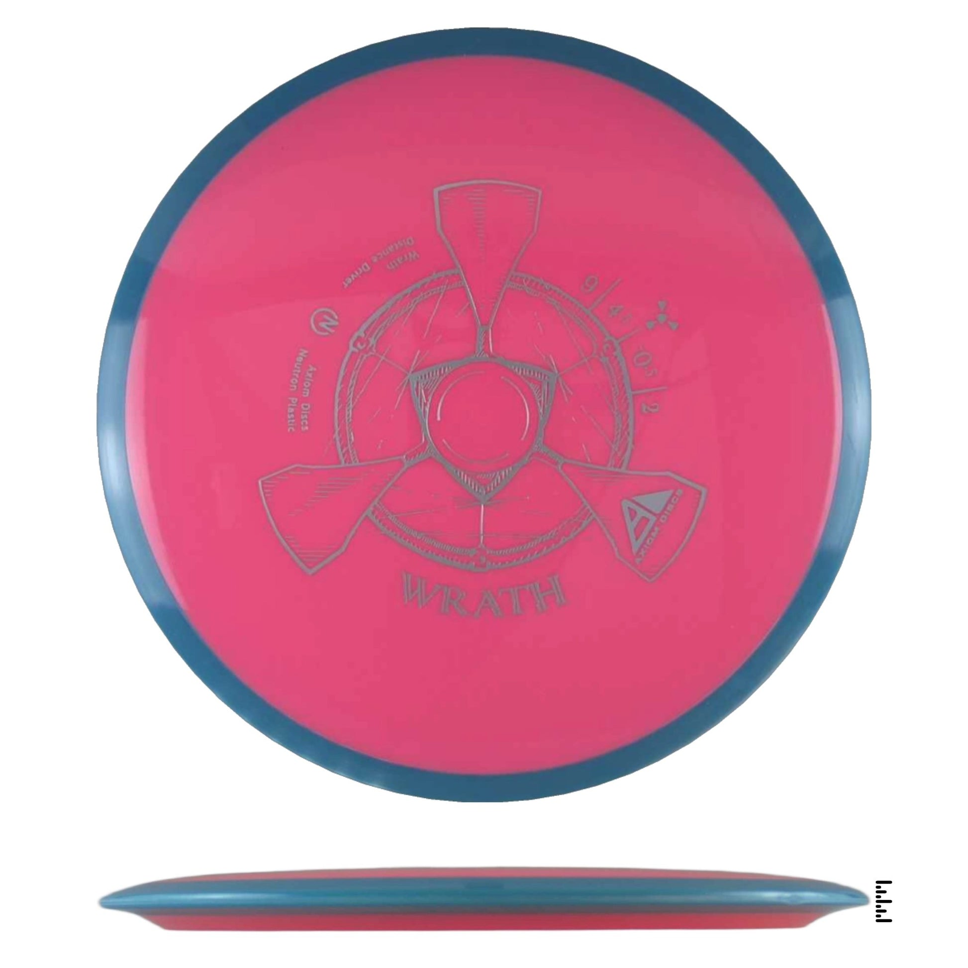Axiom Discs Neutron Wrath - Pink / Cyan - Powergrip USA