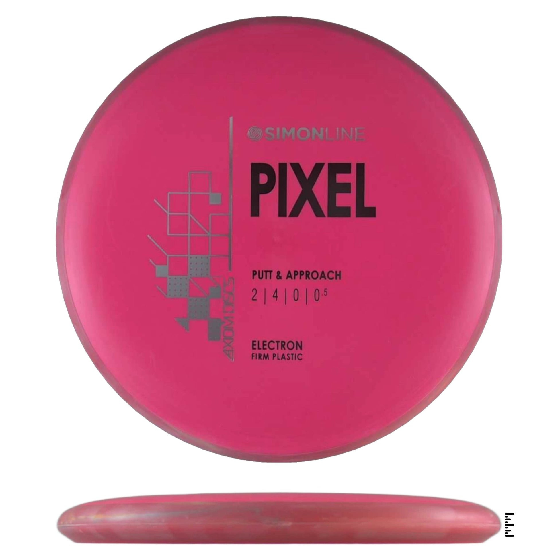Axiom Discs Simon Line Electron Firm Pixel - Pink / Red - Powergrip USA