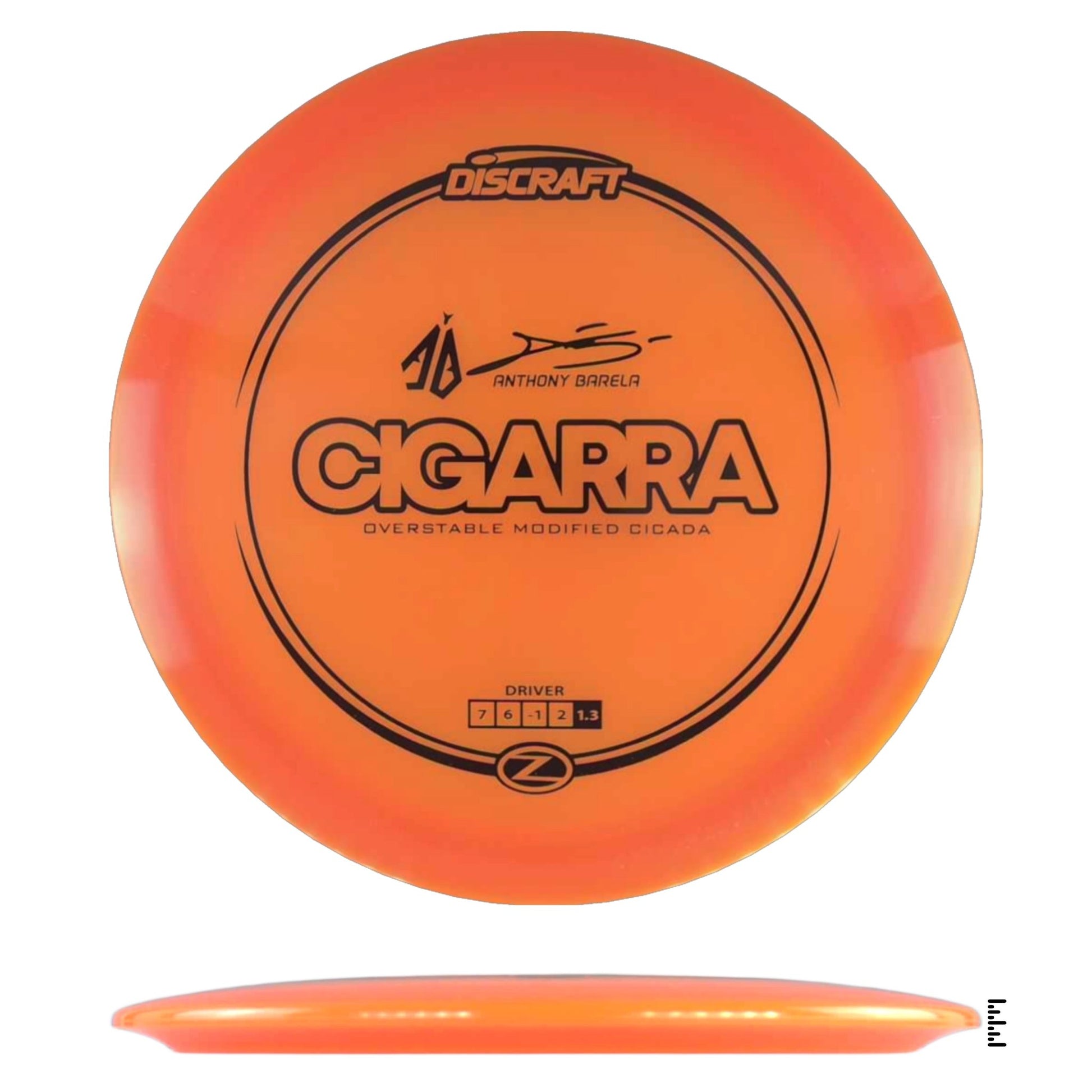 Discraft Z Line Cigarra - Anthony Barela - Orange - Powergrip USA