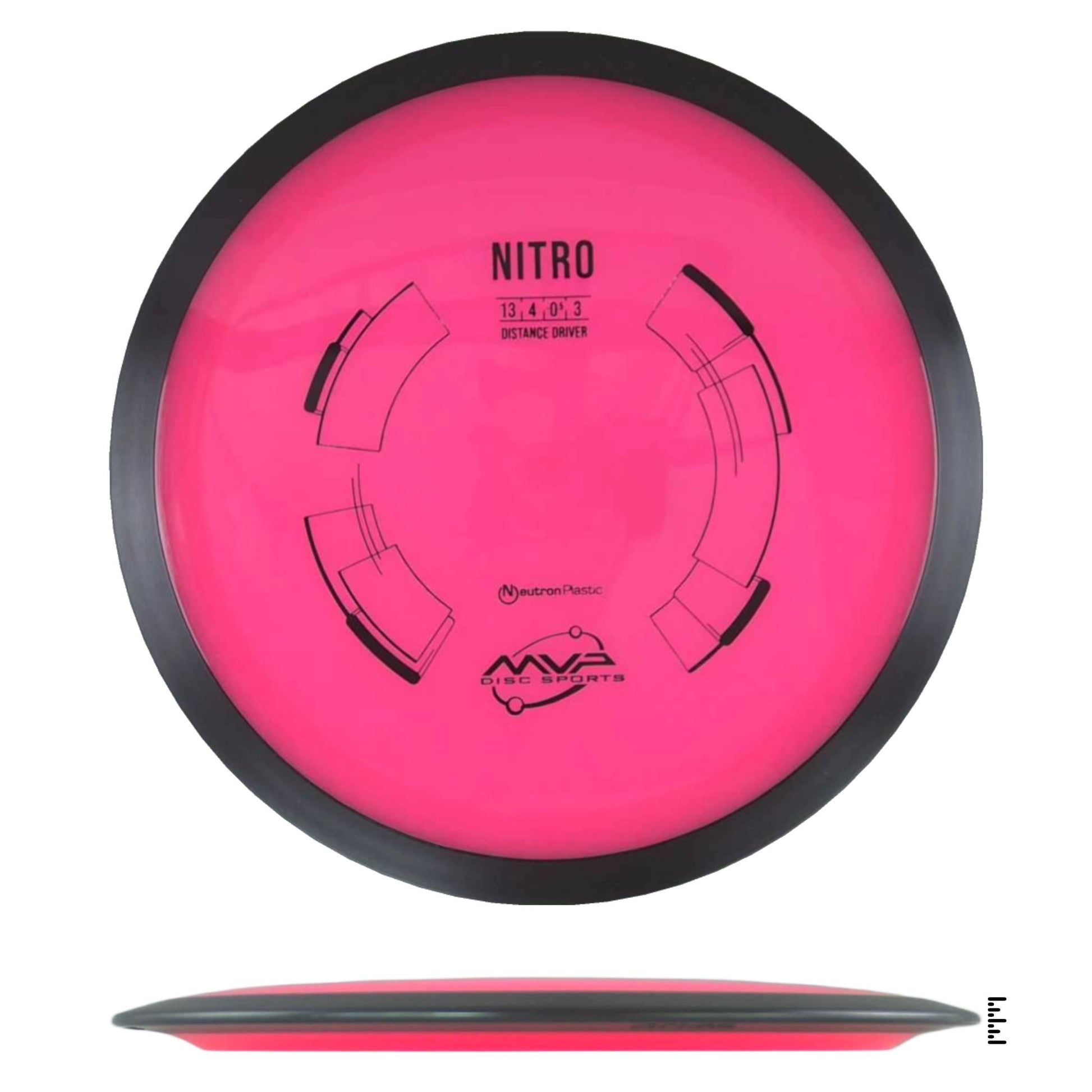 MVP Disc Sports Neutron Nitro - Pink - Powergrip USA