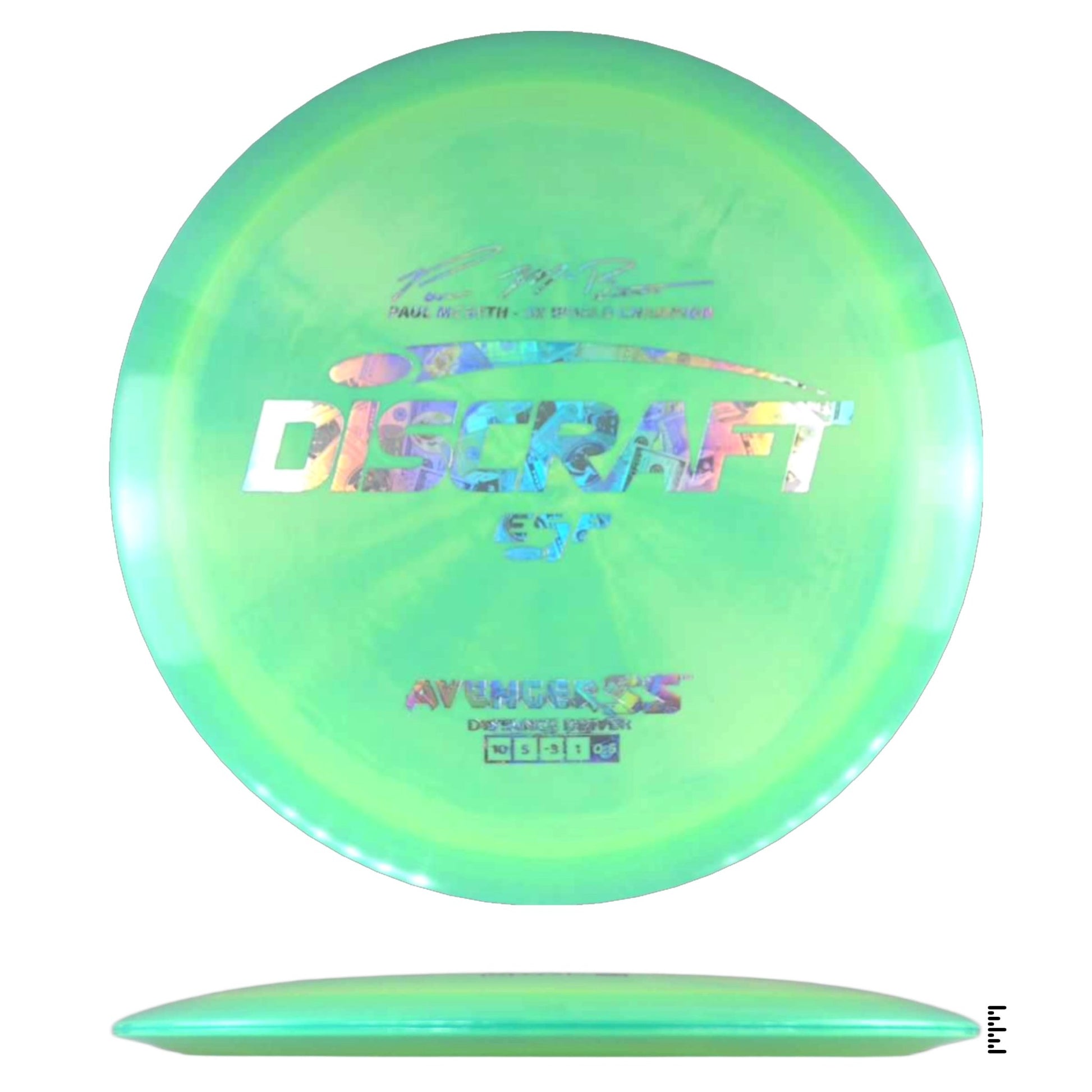 Discraft ESP Avenger SS Paul McBeth - Light Green - Powergrip USA