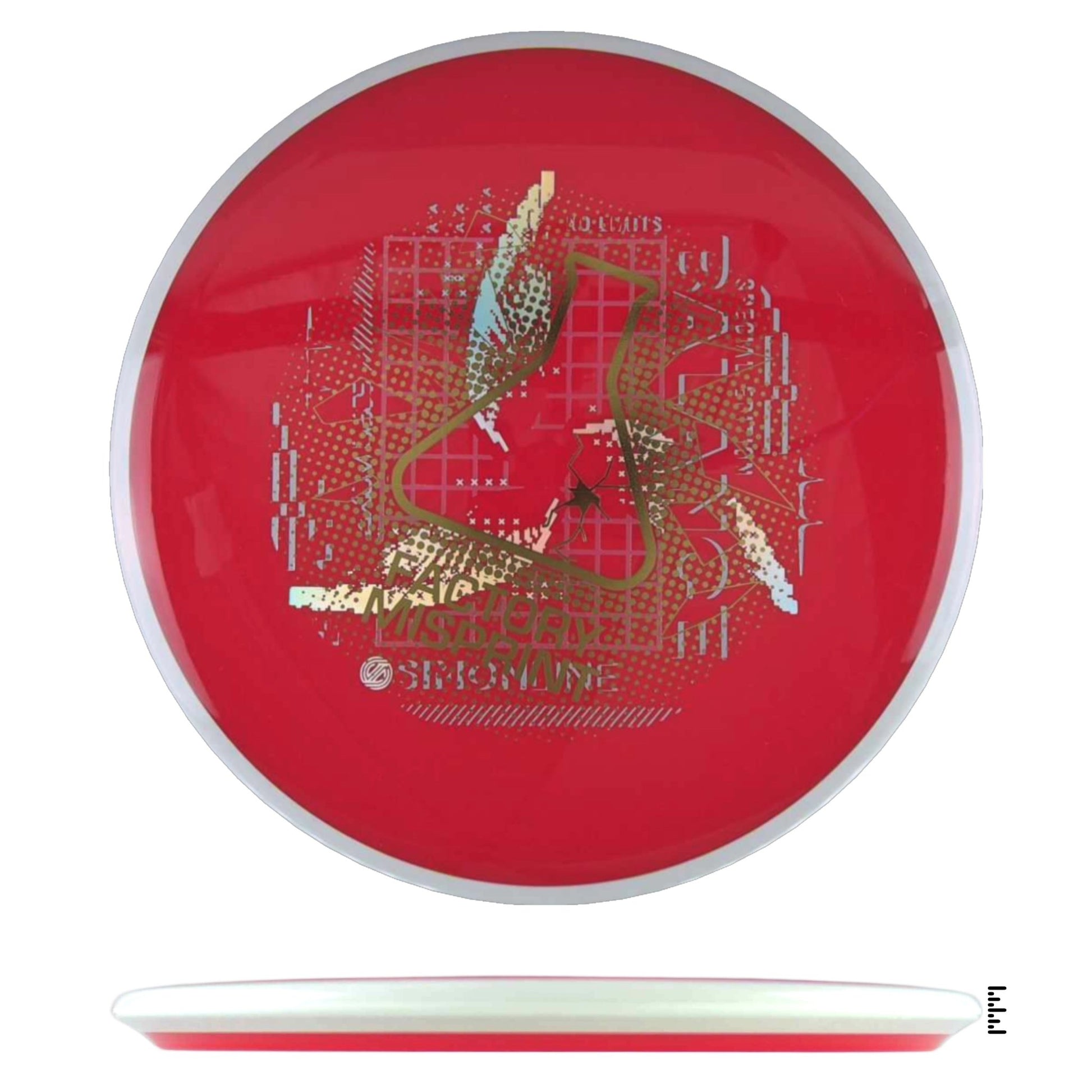 Axiom Discs Neutron Balance Factory Misprint - Red / White - Powergrip USA