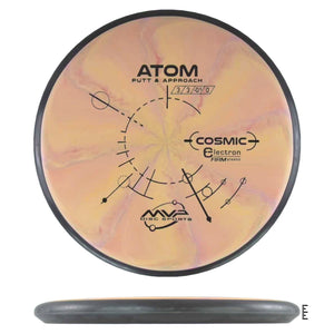 MVP Disc Sports Cosmic Electron Firm Atom - Light Orange - Powergrip USA
