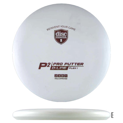 Discmania D - Line Flex 1 P2 Sky God Mini Stamp - White - Powergrip USA