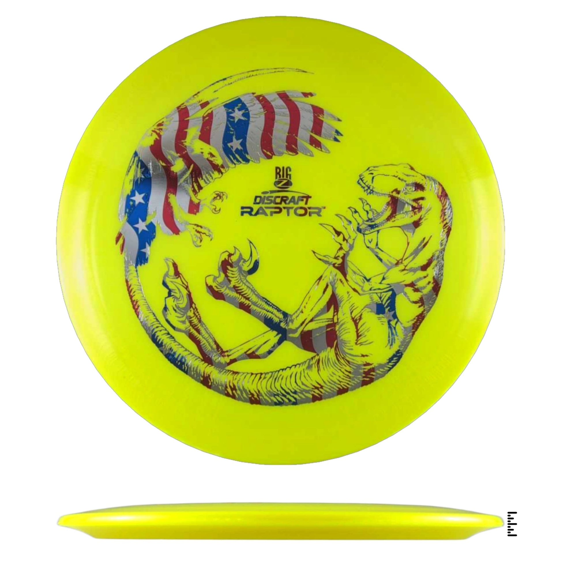 Discraft Big Z Raptor - Fluorescent Yellow - Powergrip USA