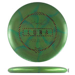 Green Luna disc golf disc