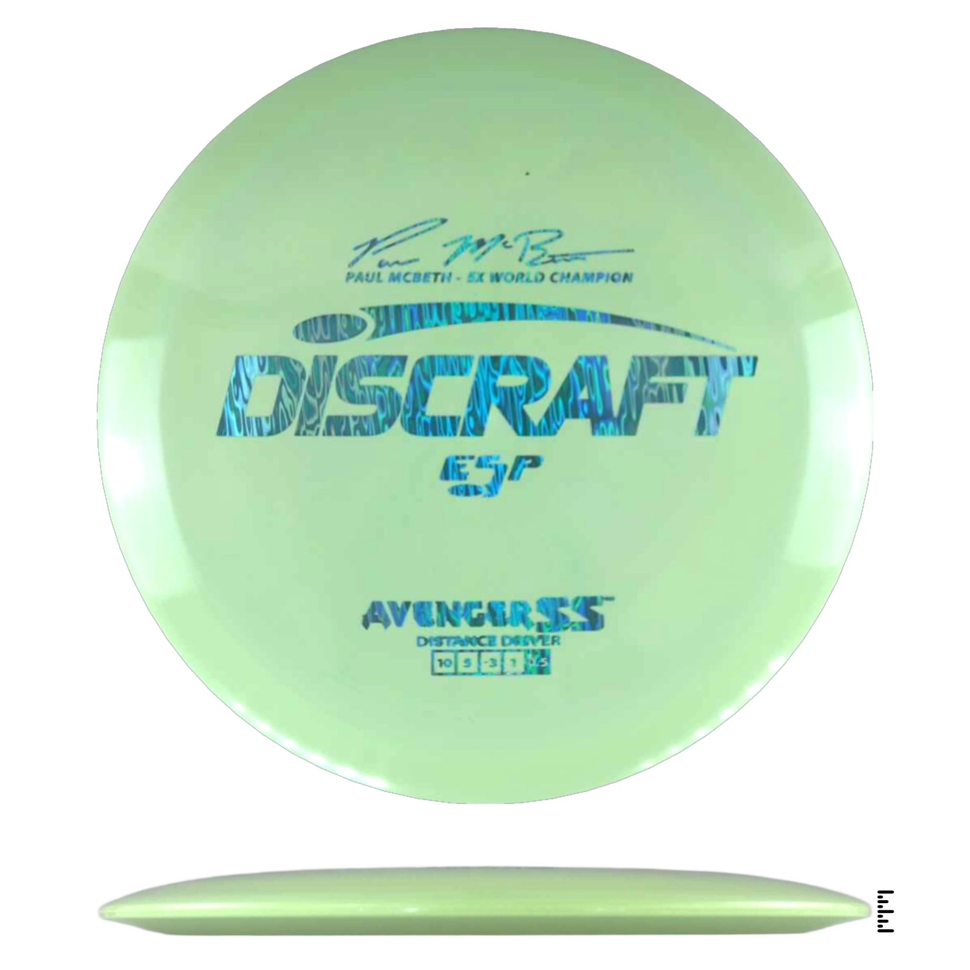 Discraft ESP Avenger SS Paul McBeth - Light Green - Powergrip USA