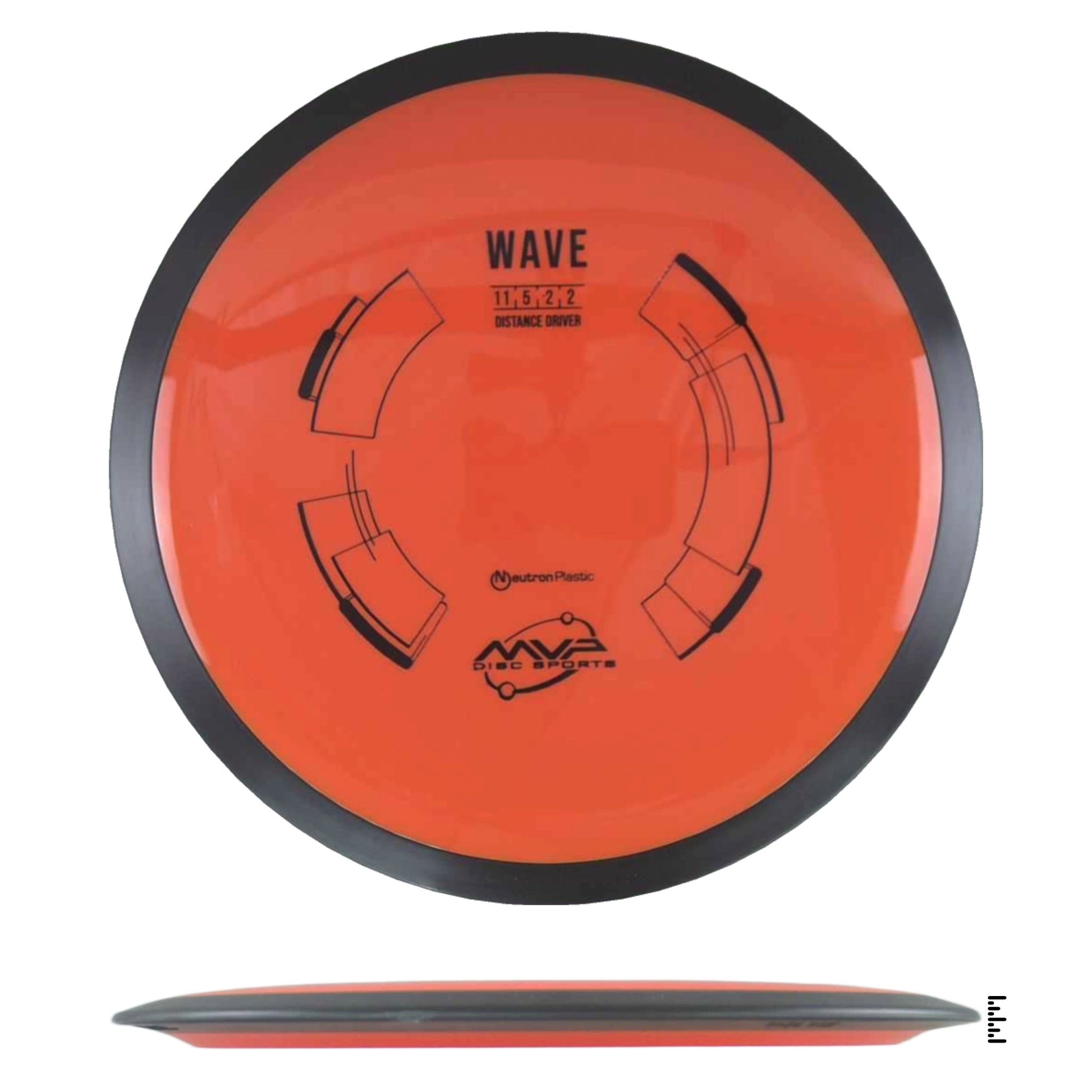 MVP Disc Sports Neutron Wave - Orange - Powergrip USA