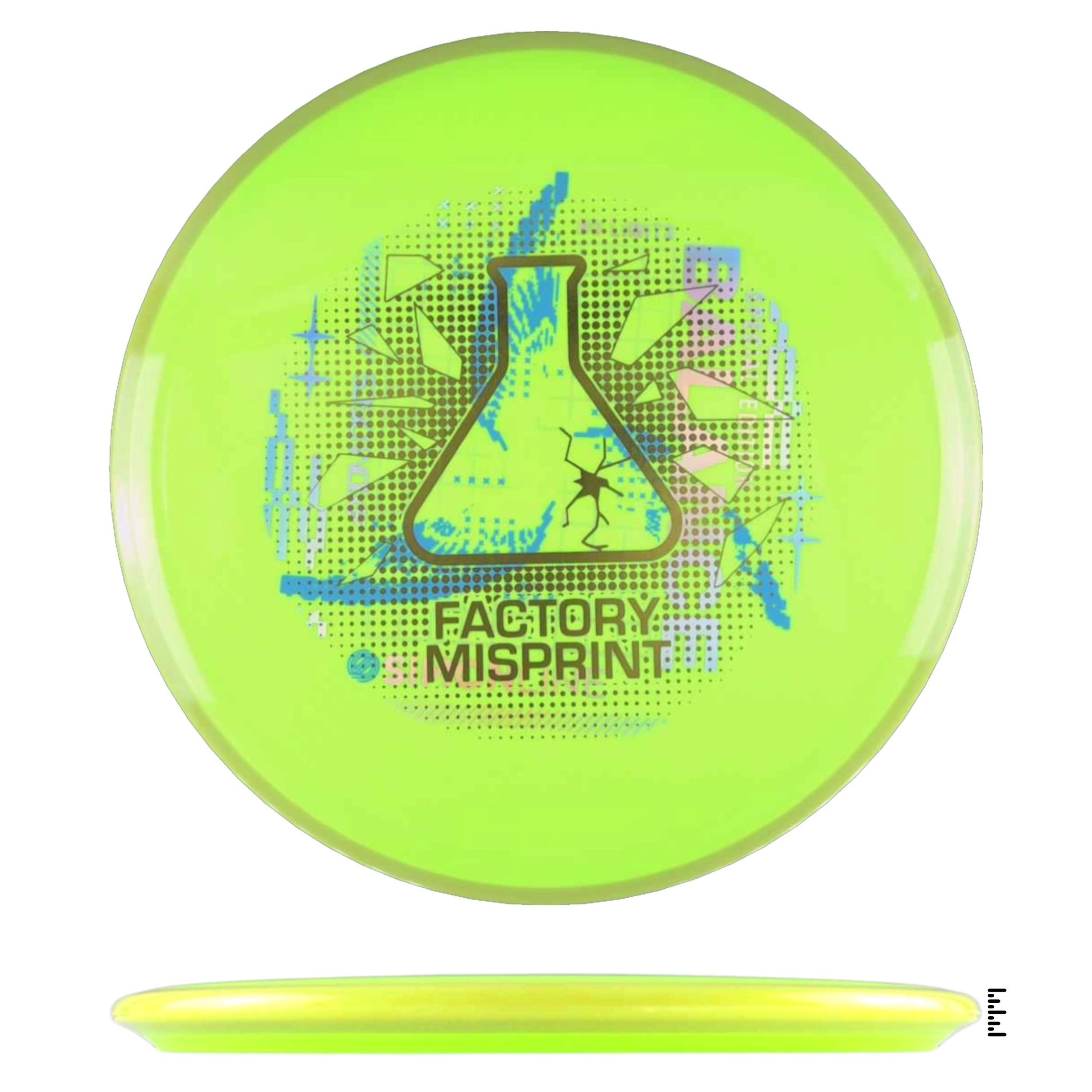 Axiom Discs Neutron Balance Factory Misprint - Lime / Light Green - Powergrip USA