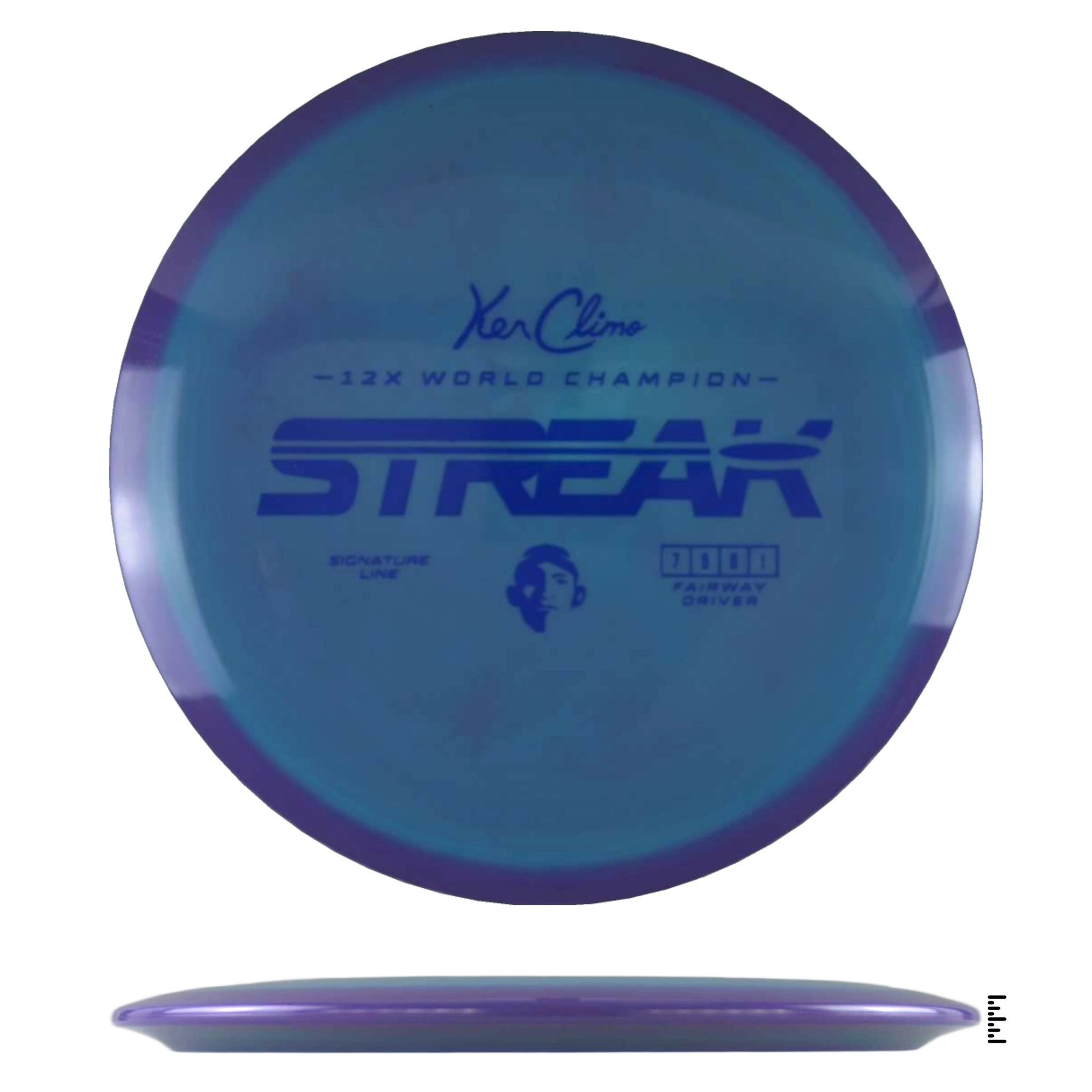 Climo Disc Golf Signature Line Streak - Unique - Powergrip USA