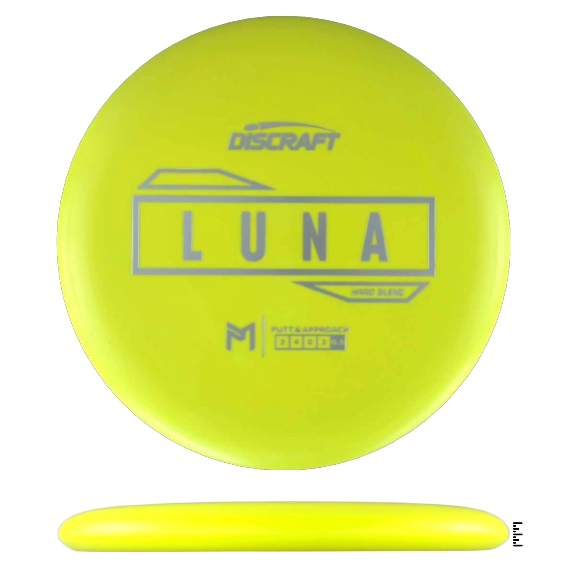 Discraft Putter Line Hard Luna - Yellow - Powergrip USA
