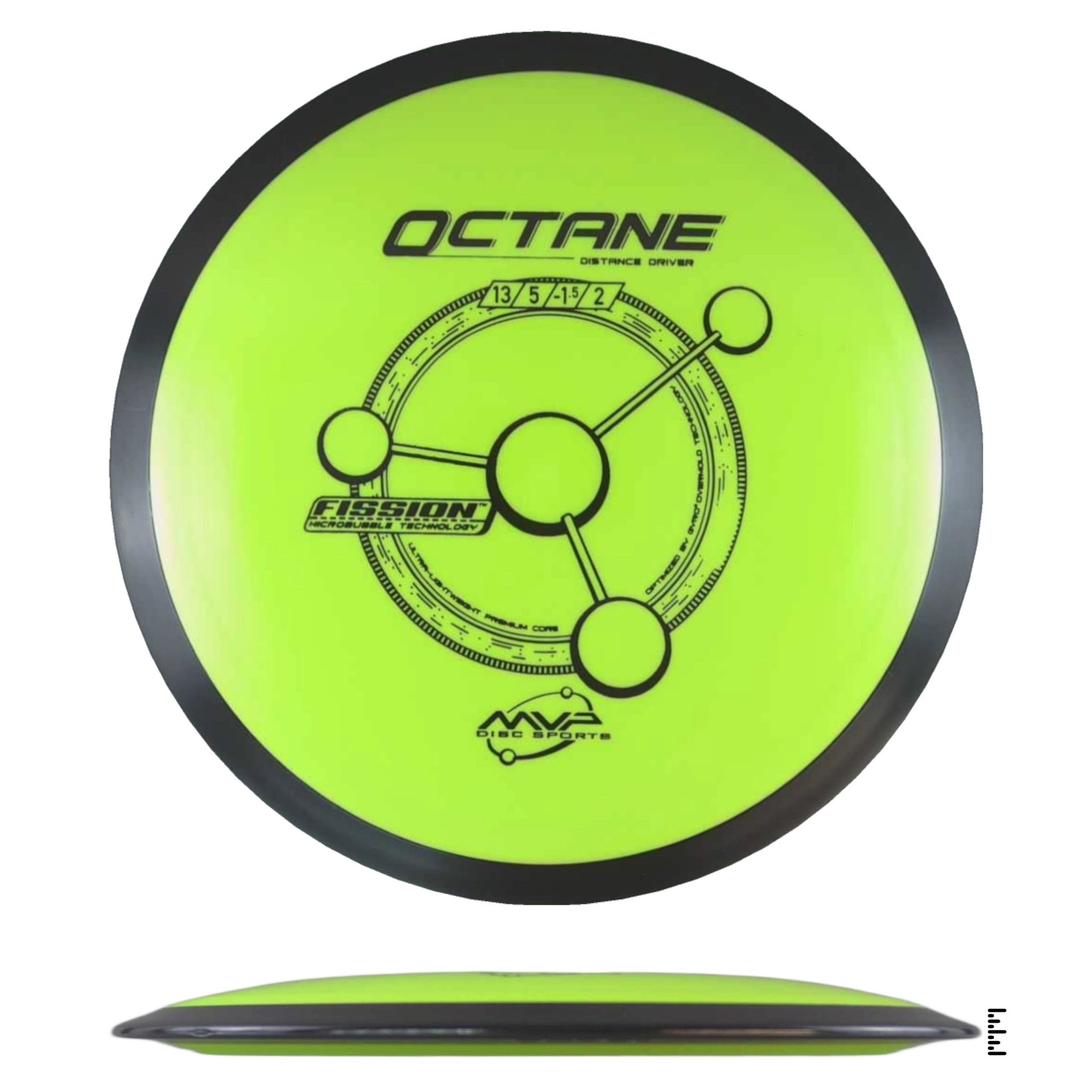 MVP Disc Sports Fission Octane - Lime - Powergrip USA