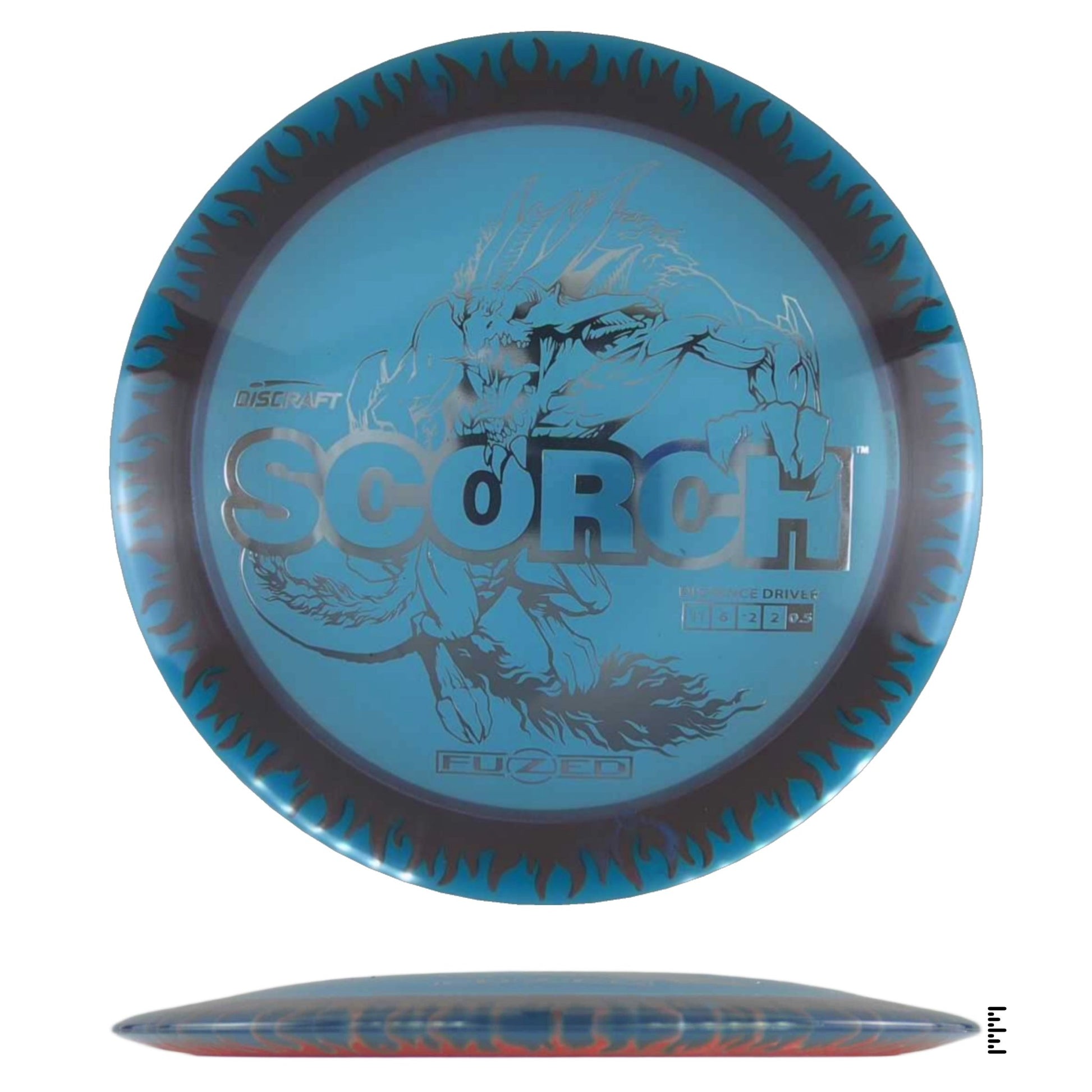 Discraft Fuzed Line Scorch - Blue / Red - Powergrip USA