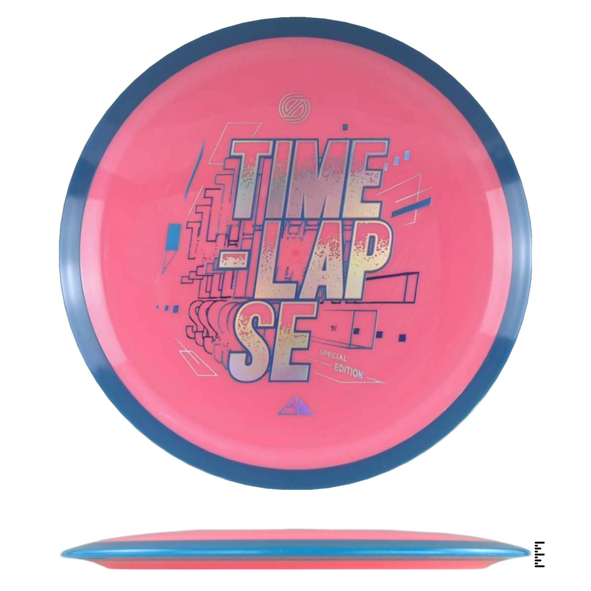 Axiom Discs Simon Line Neutron Time - Lapse Special Edition - Pink / Blue - Powergrip USA