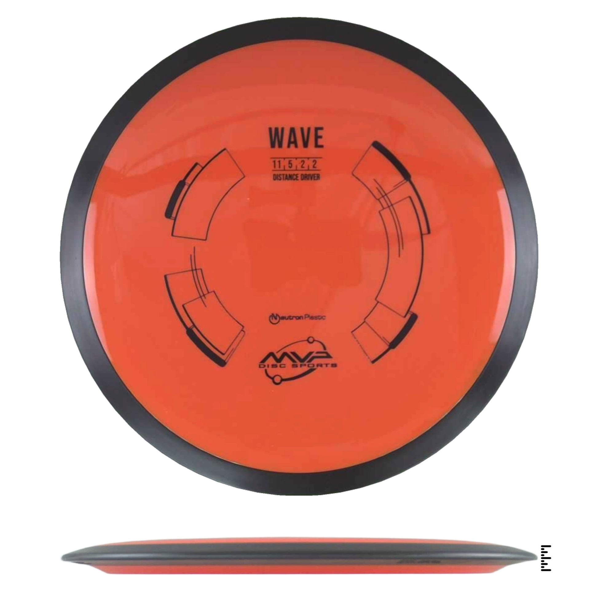 MVP Disc Sports Neutron Wave - Orange - Powergrip USA