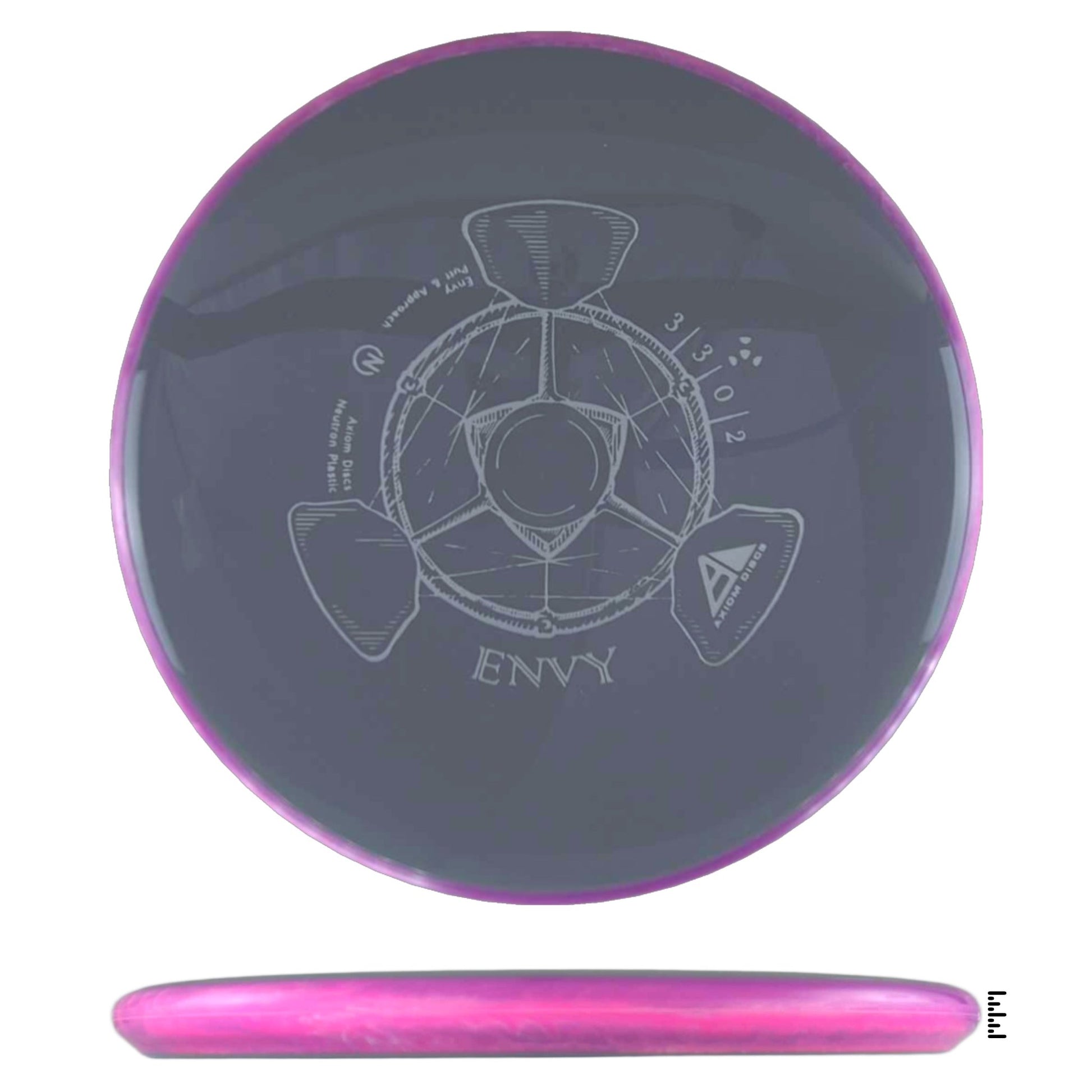 Axiom Discs Neutron Envy - Gray / Magenta - Powergrip USA