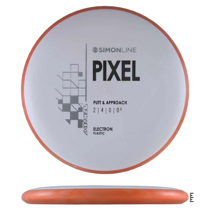 Axiom Discs Simon Line Electron Pixel - White / Orange - Powergrip USA