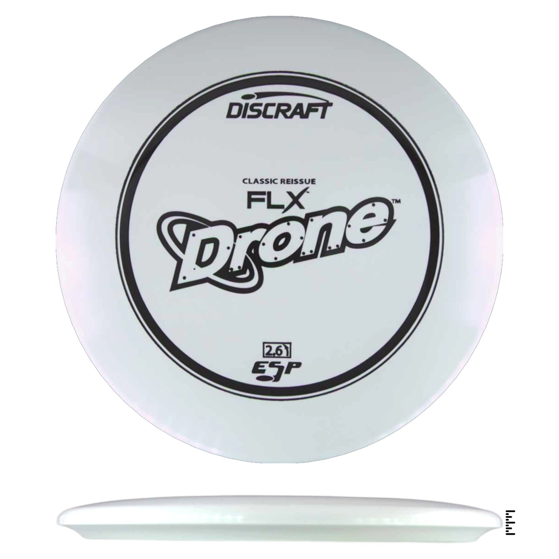 Discraft ESP FLX Drone - Classic Reissue - White - Powergrip USA