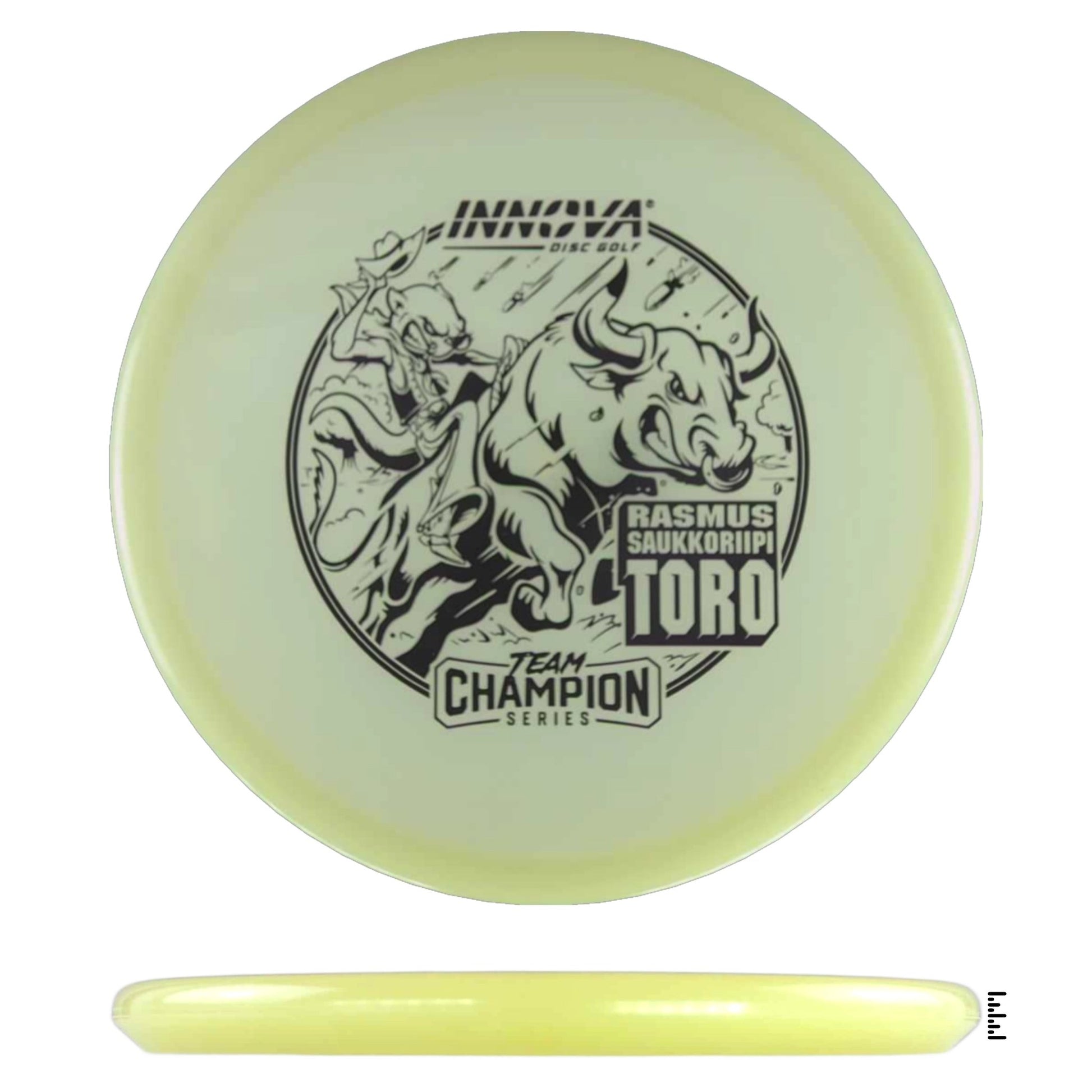 Innova Proto Glow Champion Toro 2025 Rasmus Saukkoriipi Tour Series - Glow - Powergrip USA