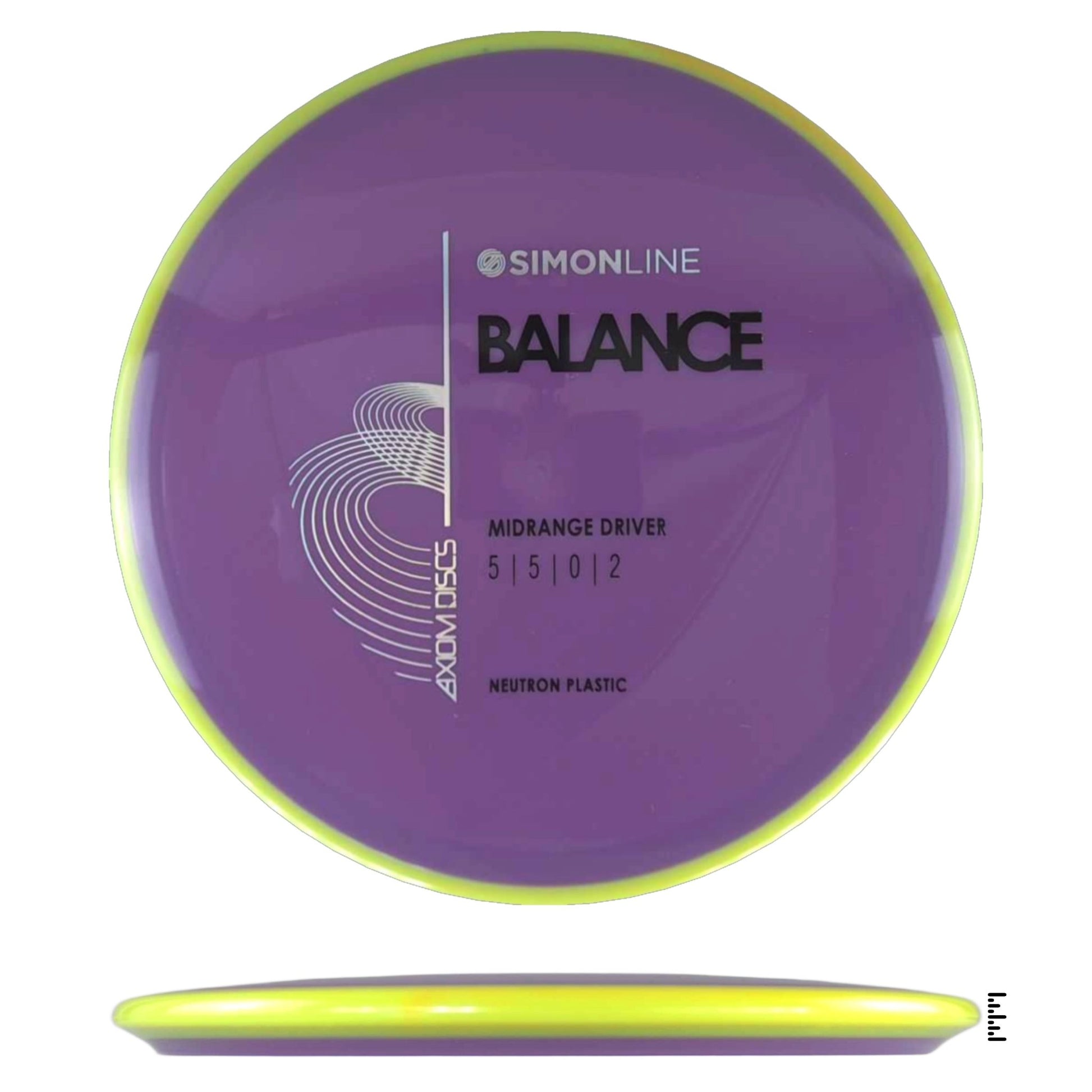 Axiom Discs Neutron Balance - Violet / Yellow - Powergrip USA