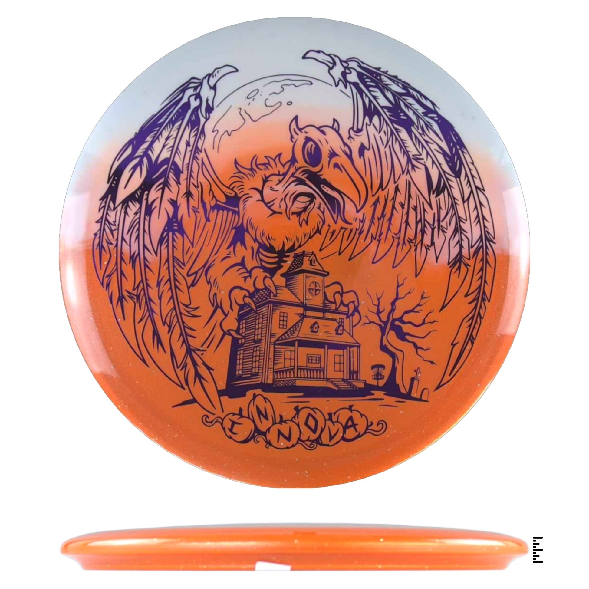 Innova Duo Roc3 - 2025 Halloween Edition - White / Orange - Duo - Powergrip USA