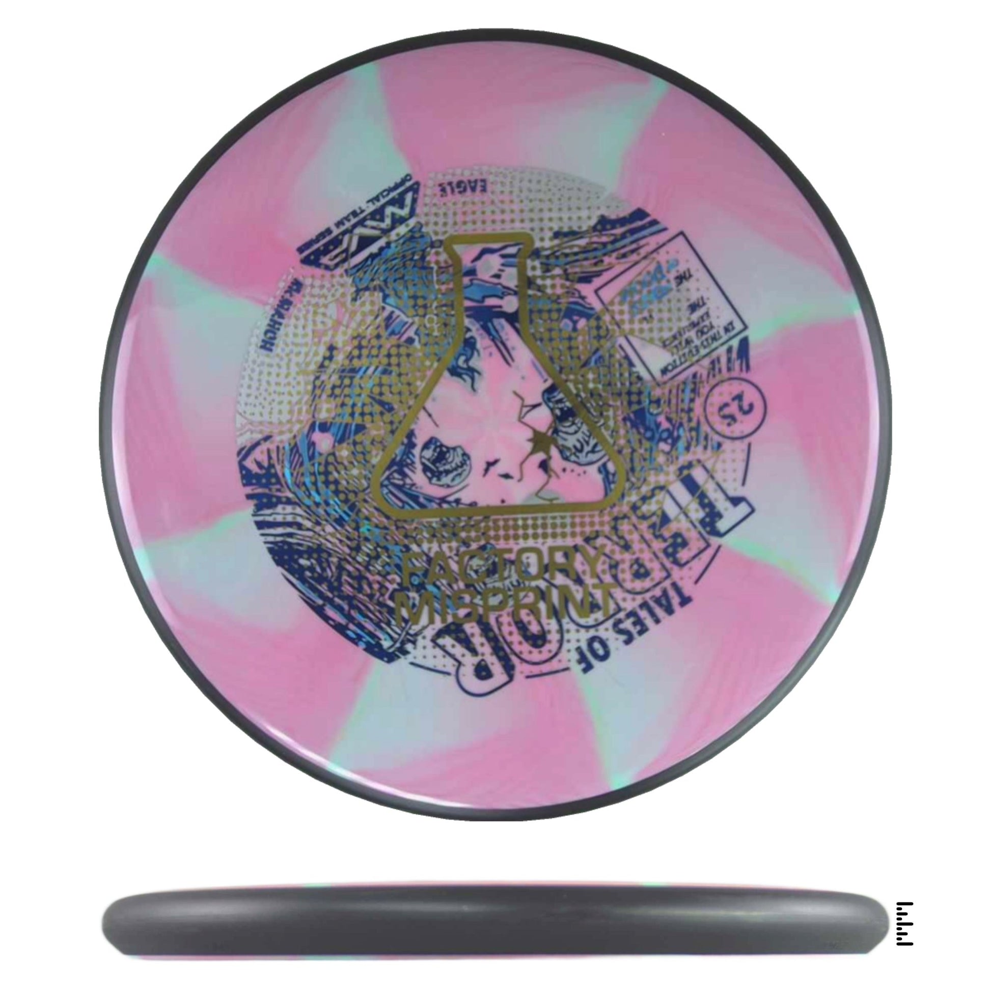 MVP Disc Sports Cosmic Neutron Ohm Factory Misprint - Unique - Powergrip USA