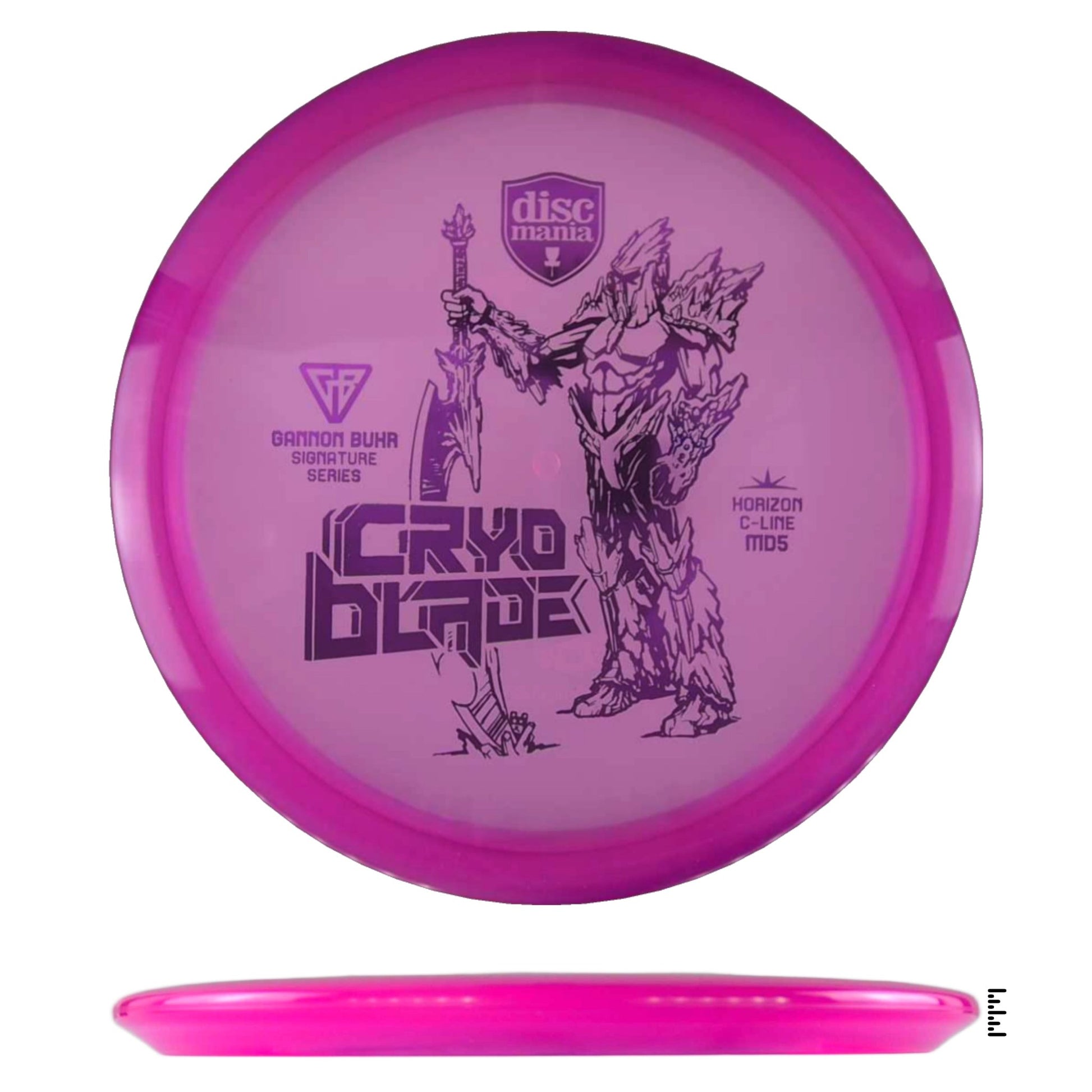 Discmania Horizon C - Line MD5 Cryo Blade - Gannon Buhr Signature Series - Magenta - Powergrip USA