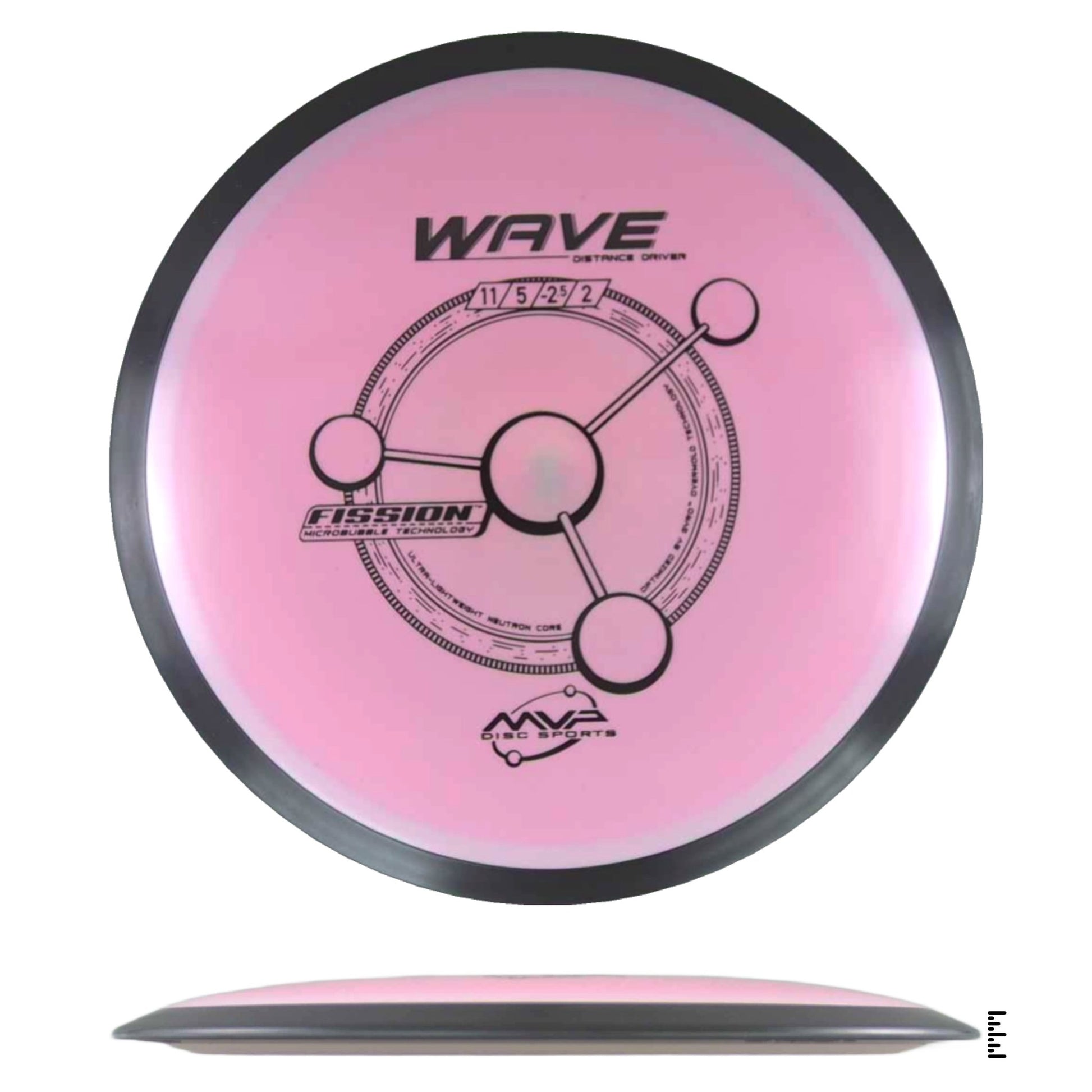 MVP Disc Sports Fission Wave - Pink - Powergrip USA