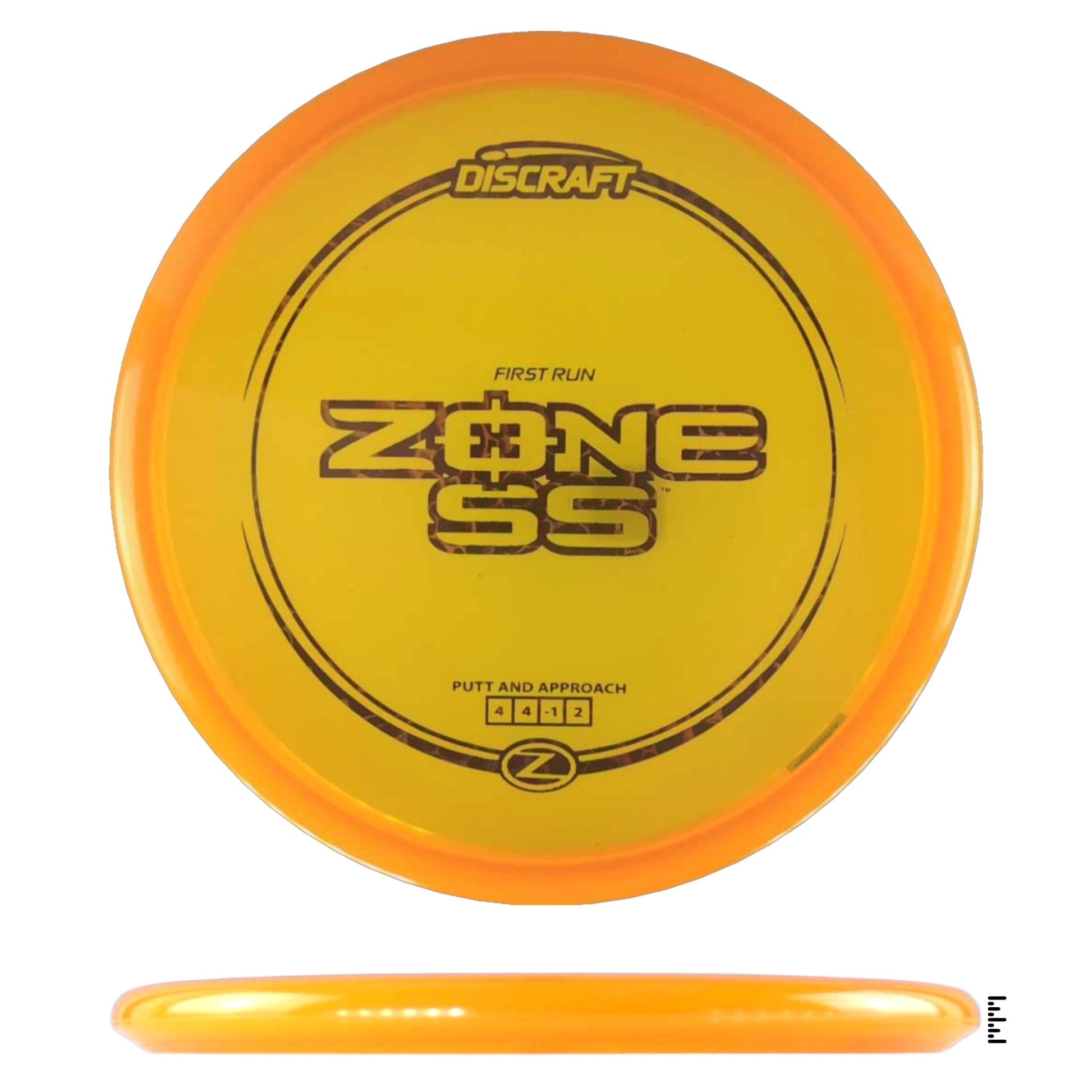 Discraft Z Line Zone SS - First Run - Orange - Powergrip USA