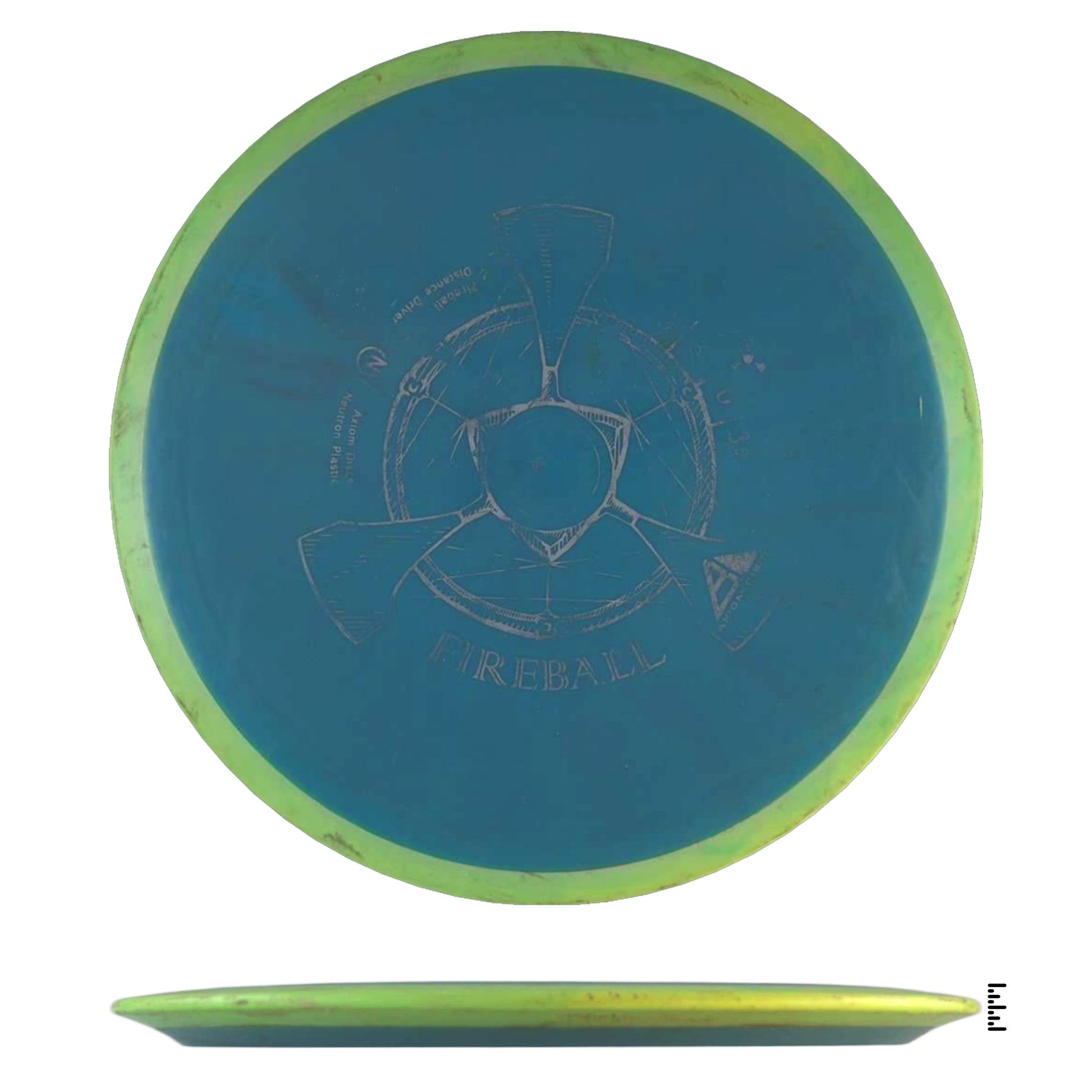 Fireball disc golf disc