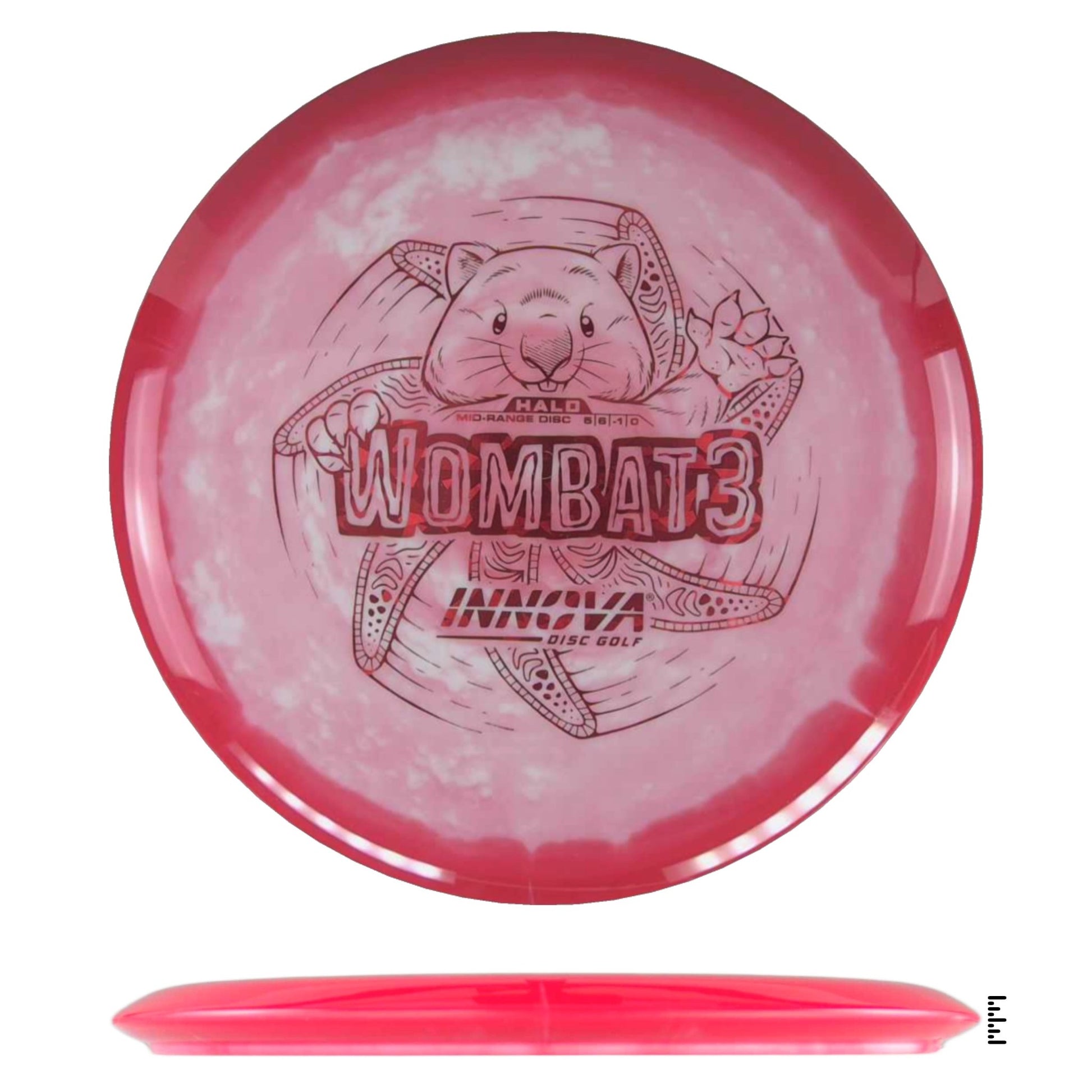 Innova Halo Star Wombat3 - White / Red - Powergrip USA
